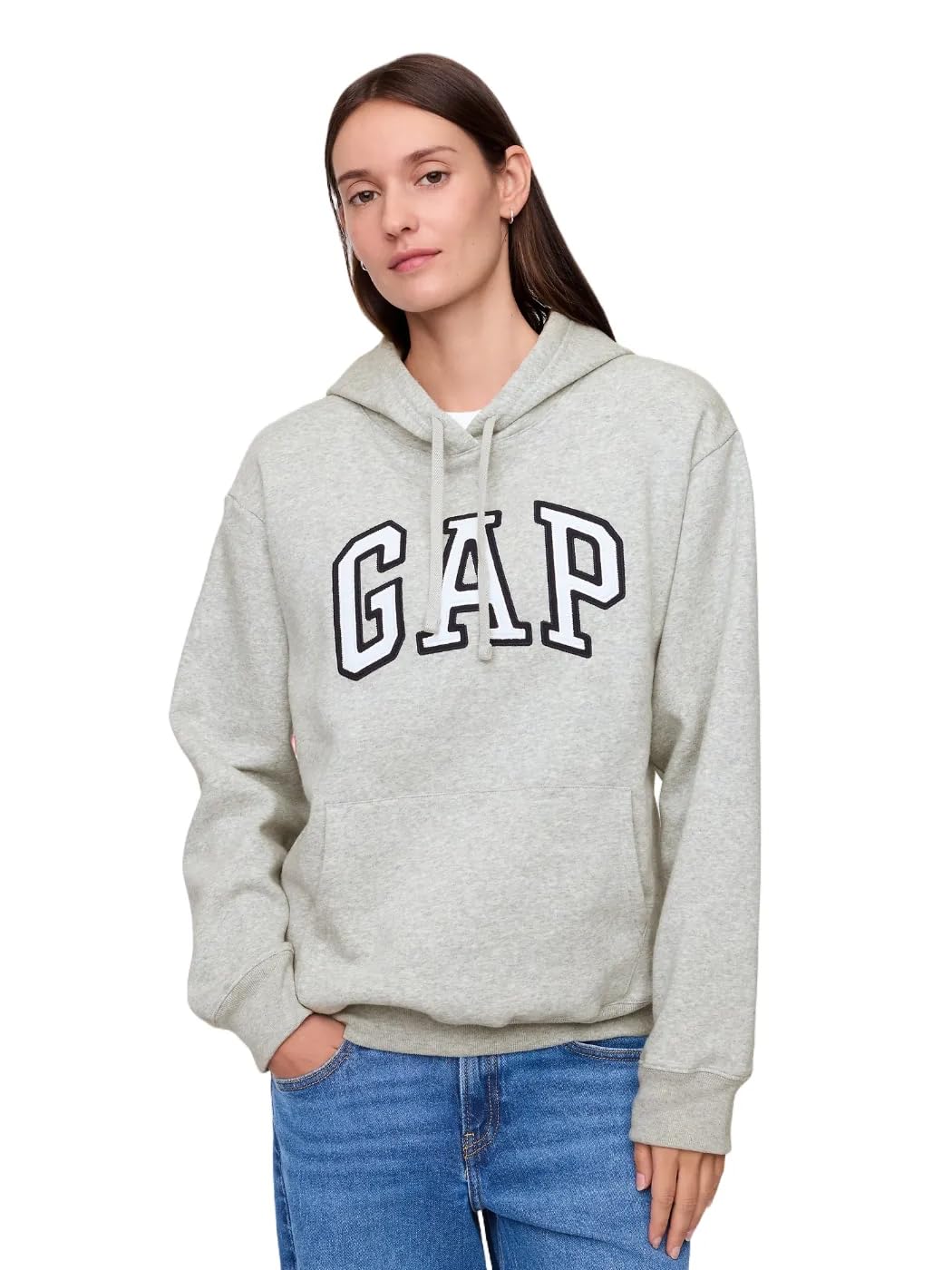 GAP Women's Logo Hoodie Hooded Full Zip Sweatshirt