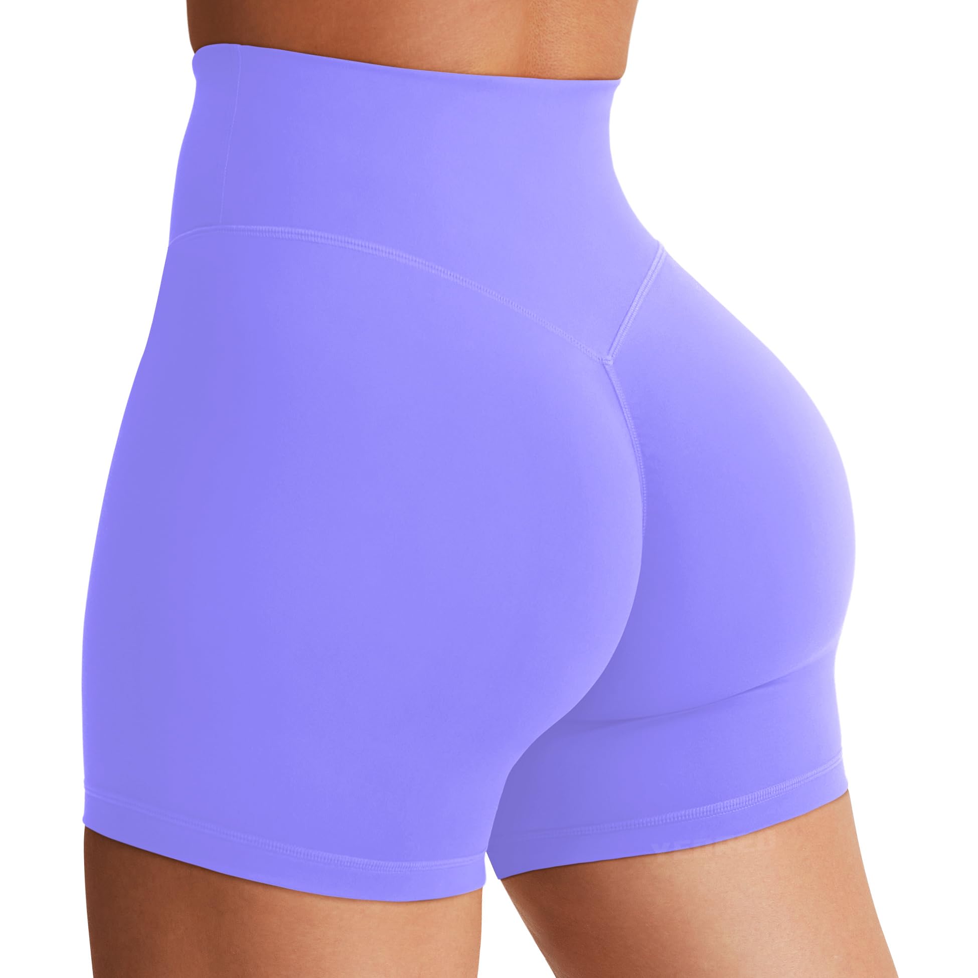 YEOREO SoftHue Women's Biker Shorts Workout Hidden Scrunch Gym Shorts | High Waist, Tummy Control, Buttery Soft, No Front Seam, Running Shorts, 3.6" /4.5" / 6"