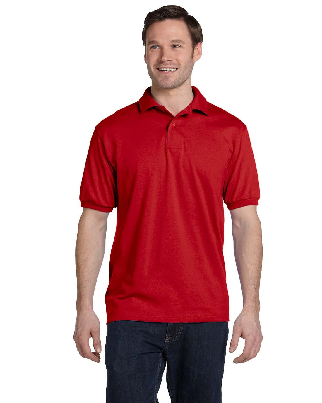 Jersey Polo by Hanes