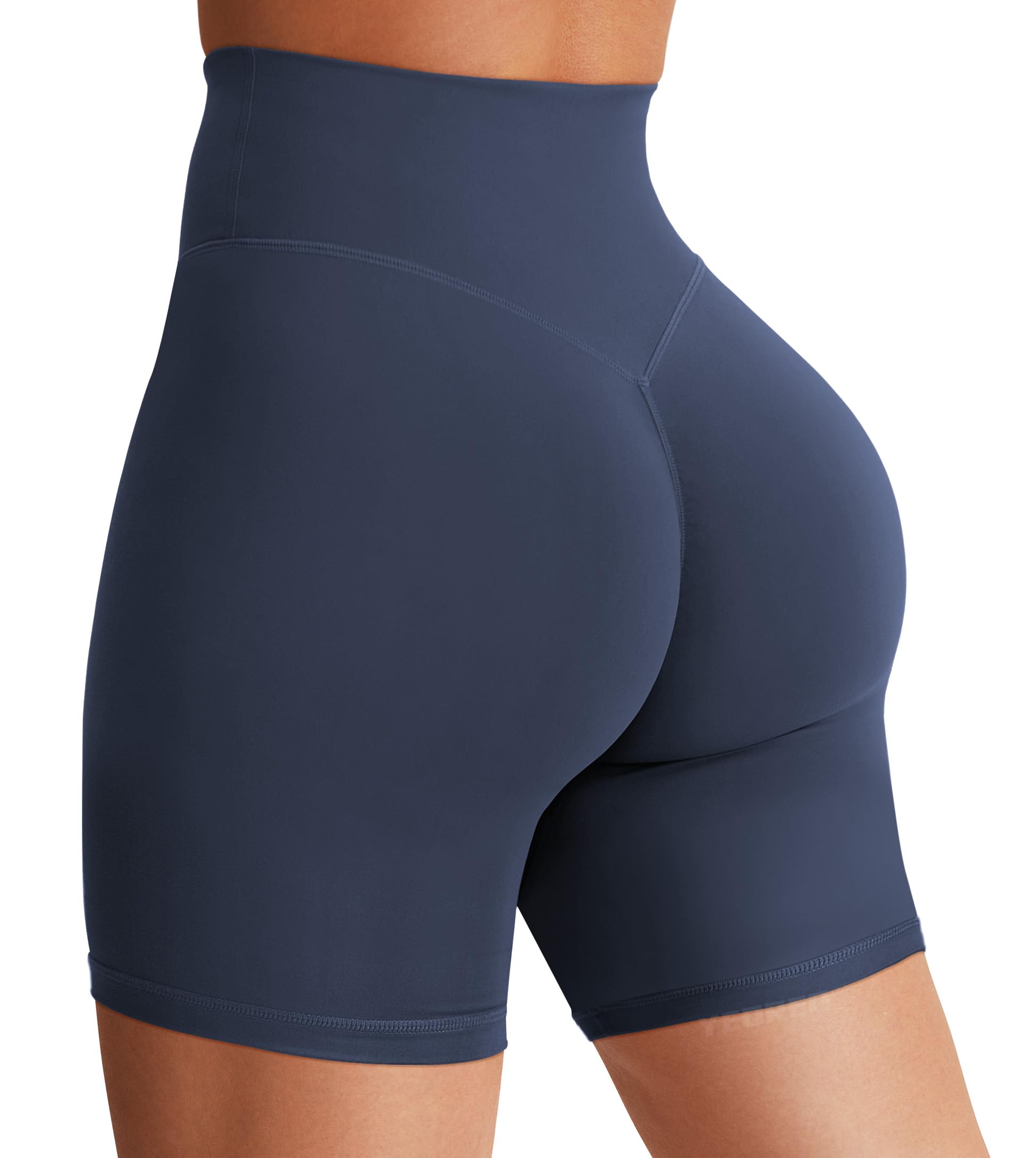 YEOREO SoftHue Women's Biker Shorts Workout Hidden Scrunch Gym Shorts | High Waist, Tummy Control, Buttery Soft, No Front Seam, Running Shorts, 3.6" /4.5" / 6"