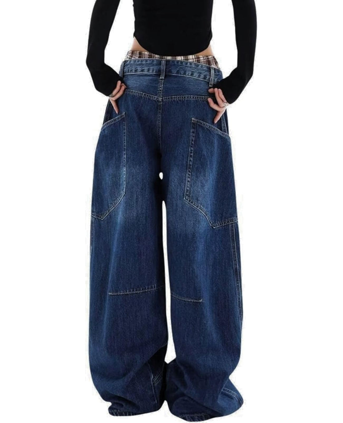 Baggy Jeans for Woman Men High Waisted Barrel Leg Jeans Casual Loose Denim Pants Streetwear Clothes
