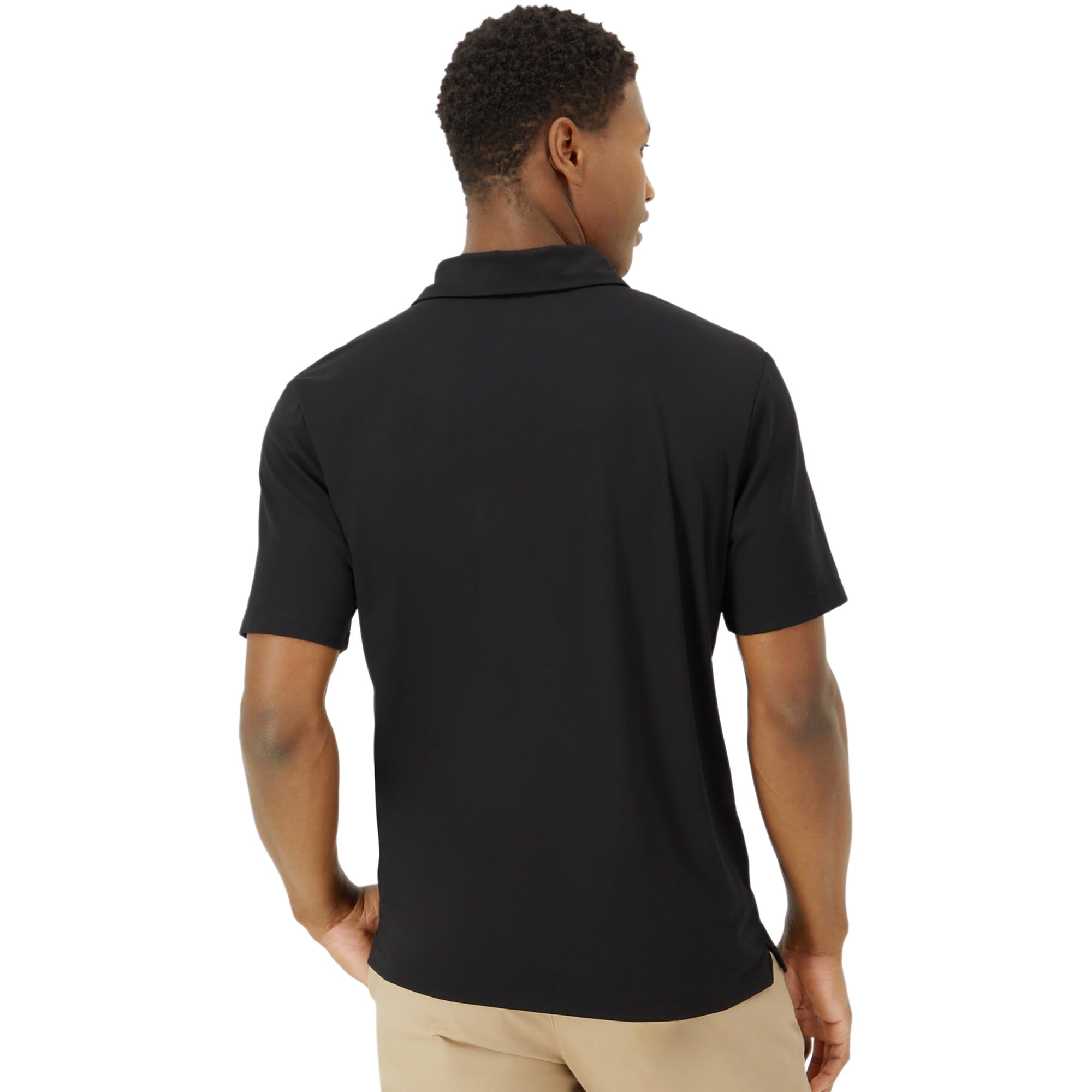 Hanes Men's Moves Performance Polo, Short Sleeve Polo Shirt for Men, Moisture-Wicking