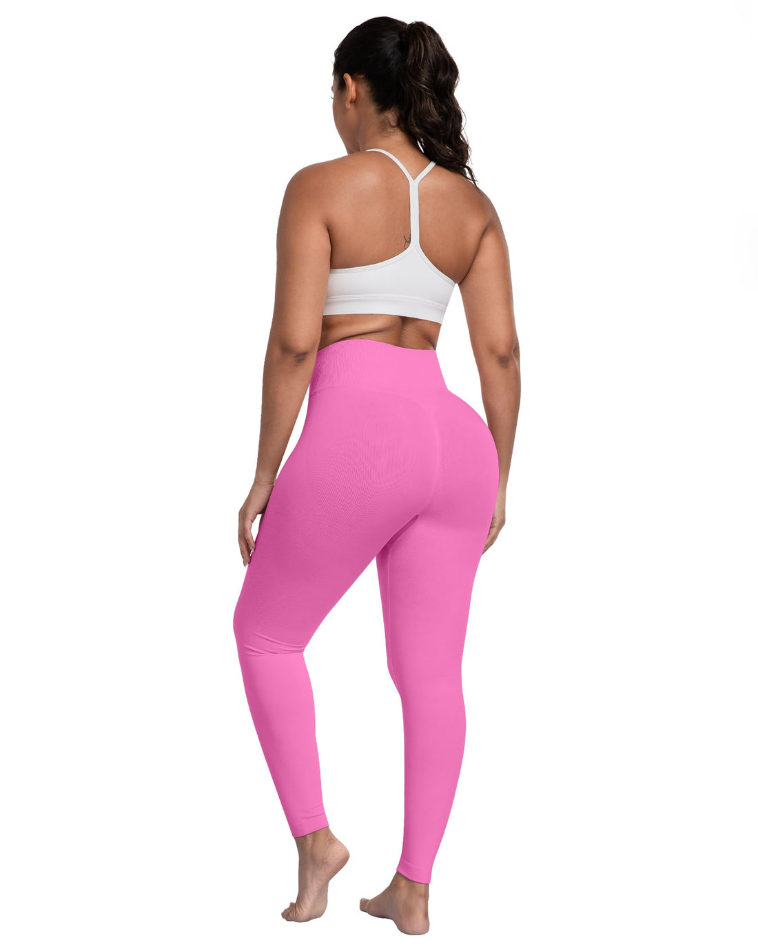ATHVOTAR Workout Gym Leggings Women, High Waisted Seamless Butt Lifting Scrunch Butt Sports Leggings