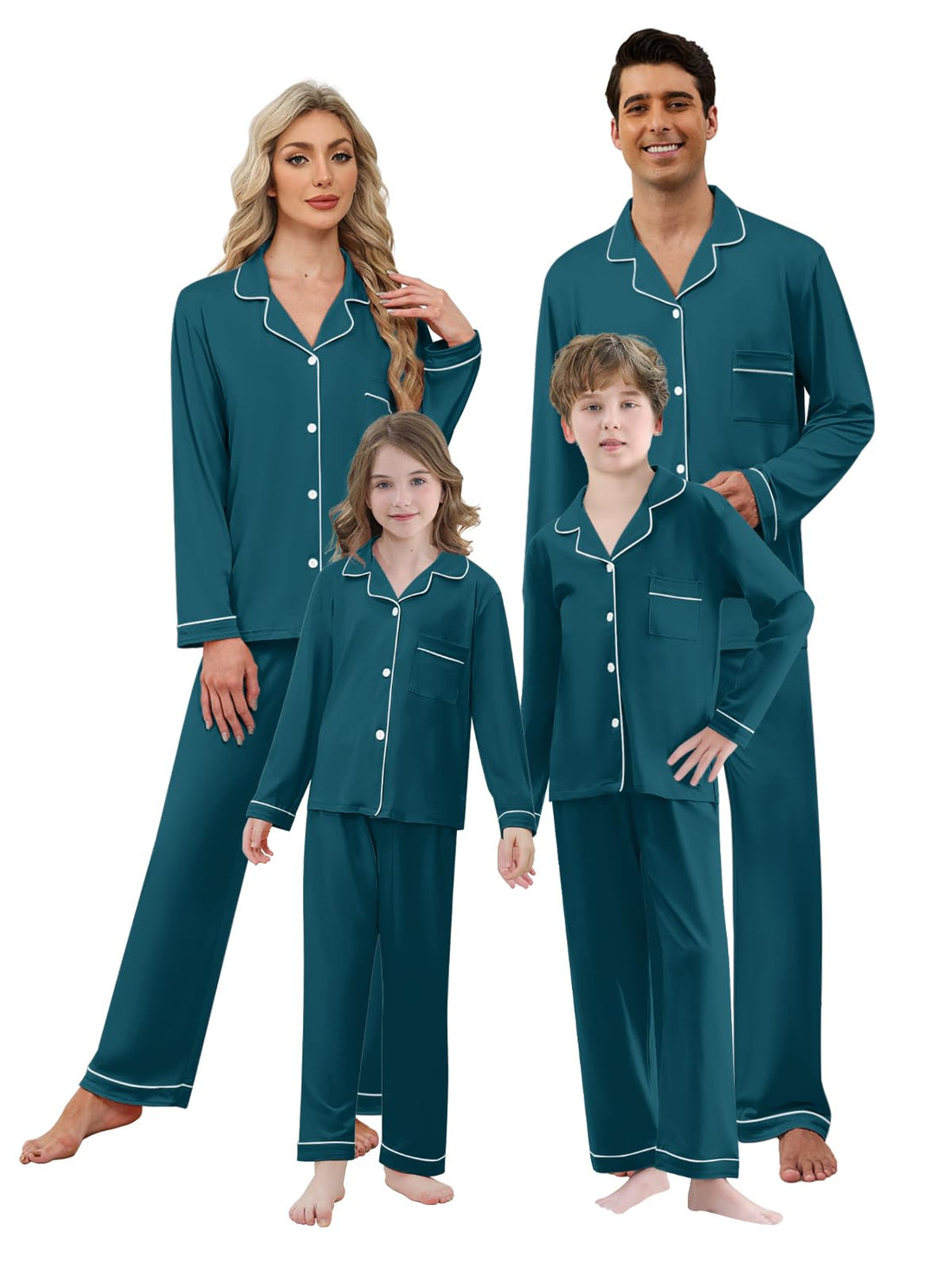 Umeyda Christmas Family Matching Pajamas Festival Sleepwear for Adults Kids