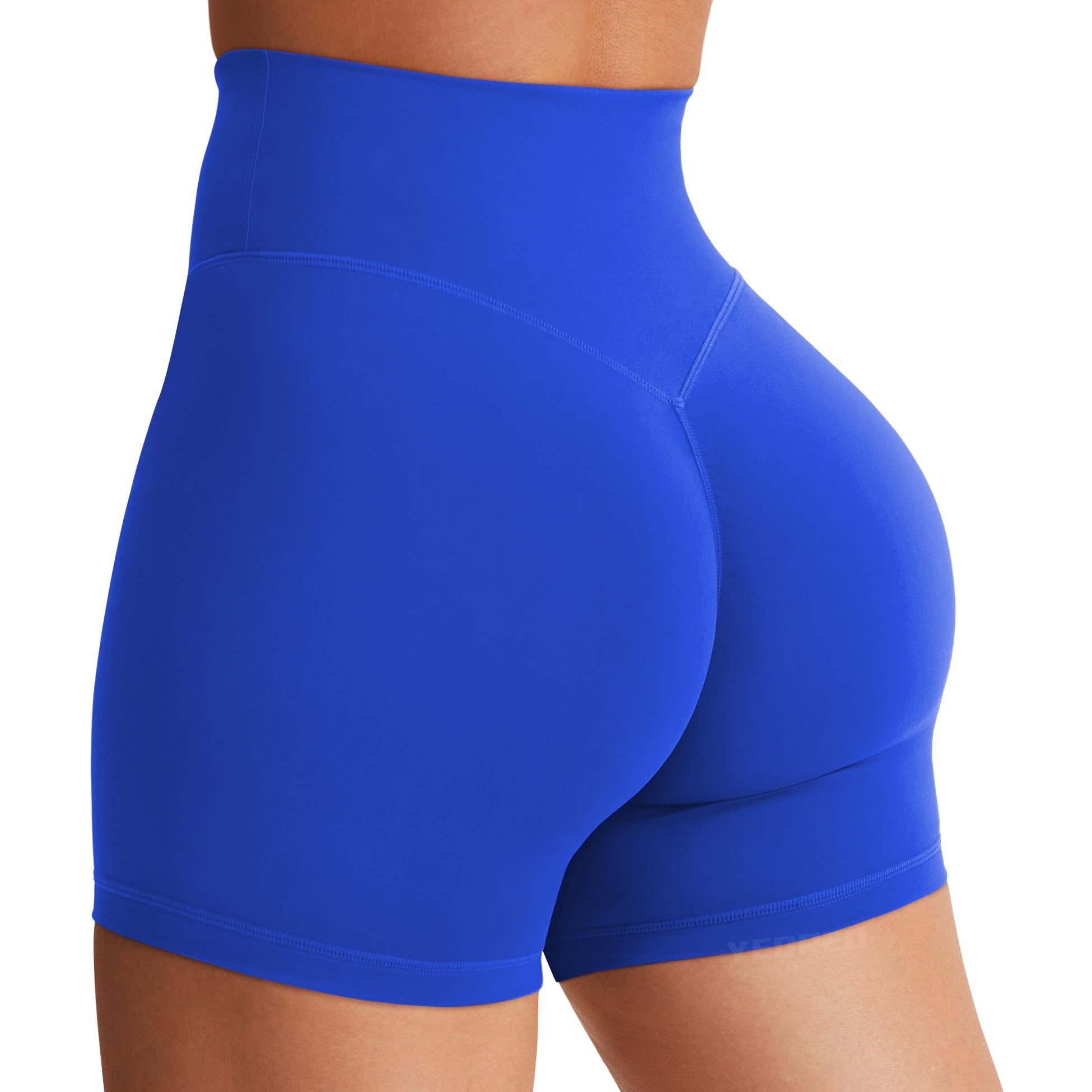 YEOREO SoftHue Women's Biker Shorts Workout Hidden Scrunch Gym Shorts | High Waist, Tummy Control, Buttery Soft, No Front Seam, Running Shorts, 3.6" /4.5" / 6"