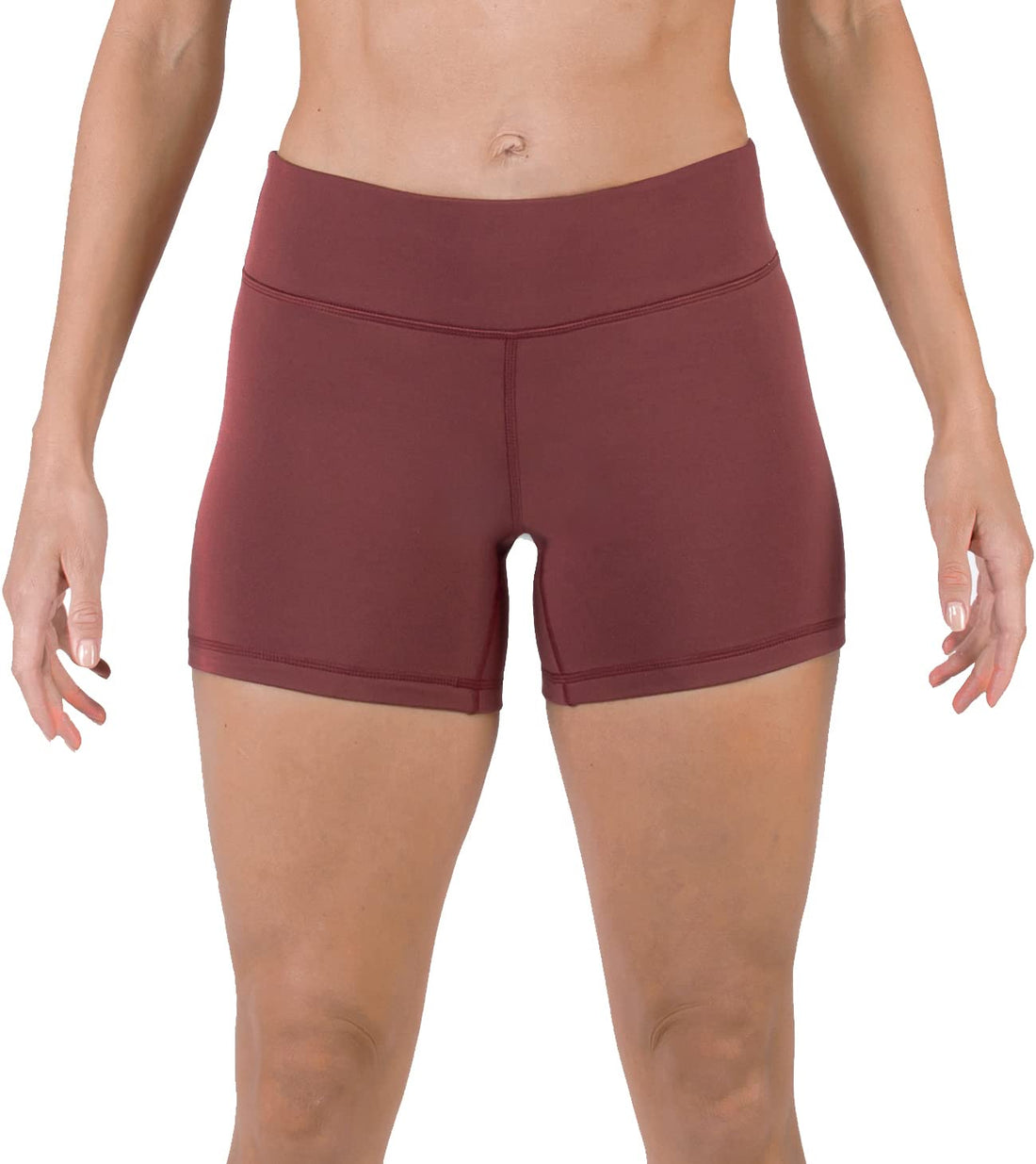 Tough Mode Womens 3" Lightweight Running WOD Volleyball Shorts Workout Mesh Liner Zip Pocket
