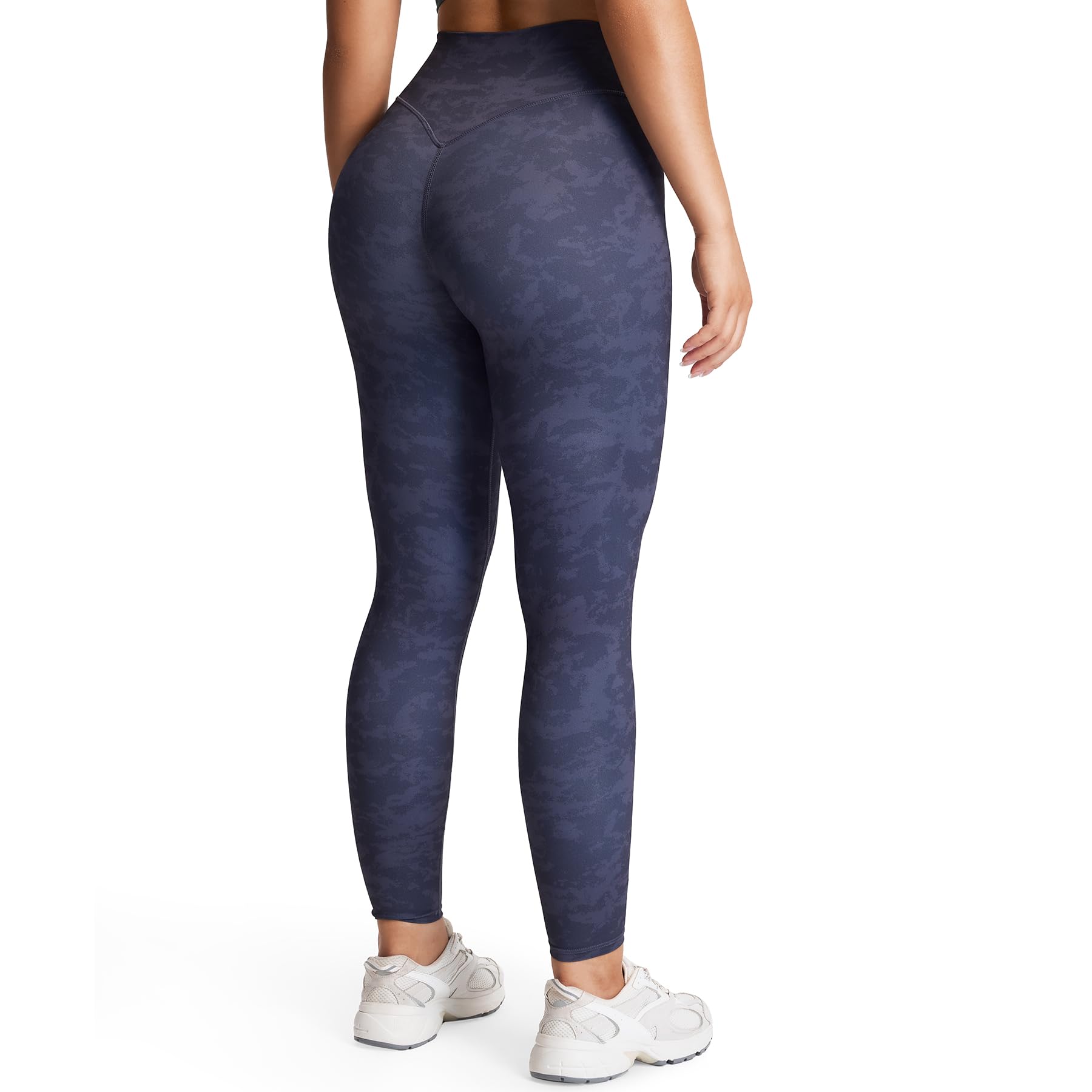 Aoxjox High Waisted Workout Leggings for Women Tummy Control Buttery Soft Yoga Metamorph Deep V Pants 26"