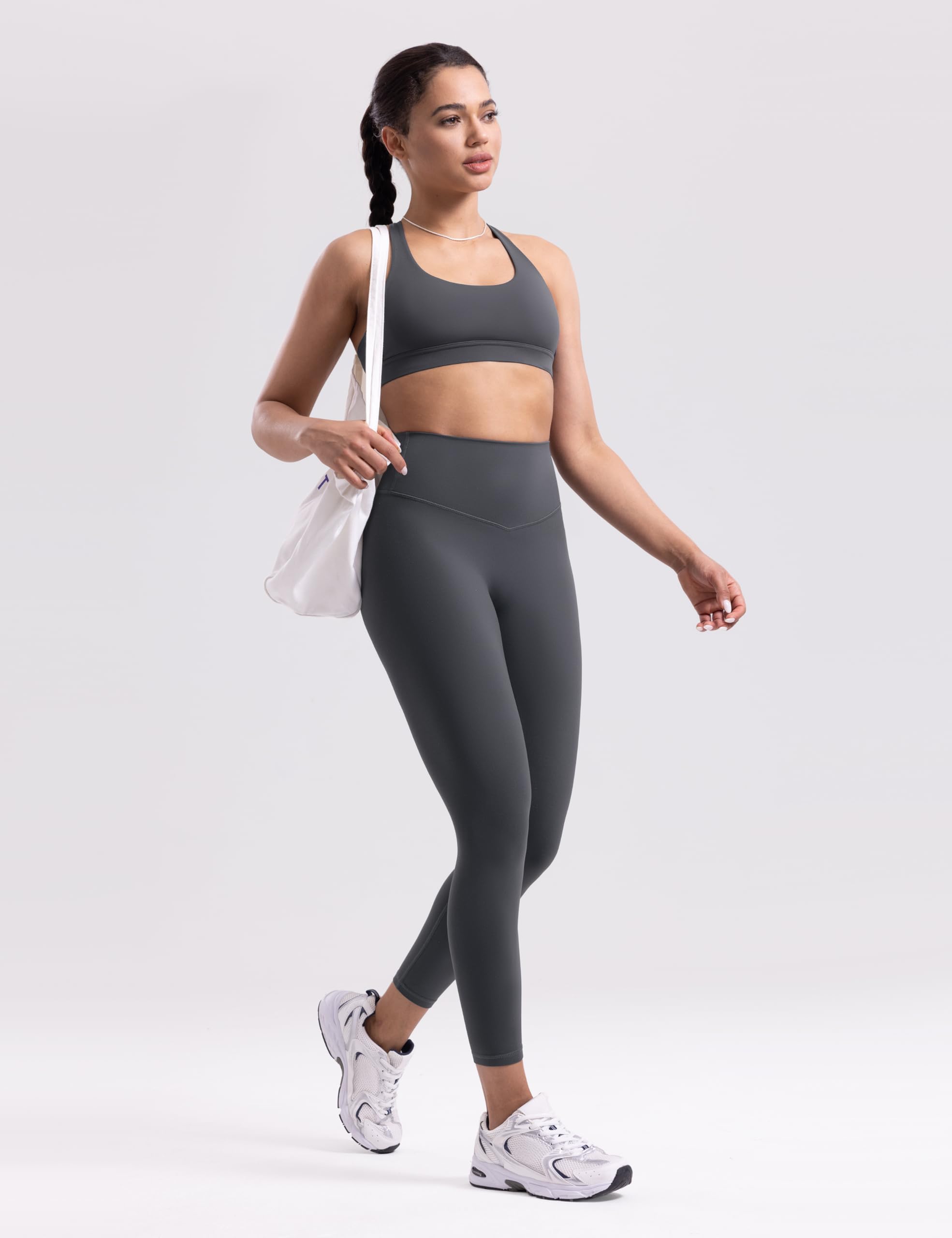 ENERBLOOM Yoga Leggings for Women Hidden Scrunch 25"/28"