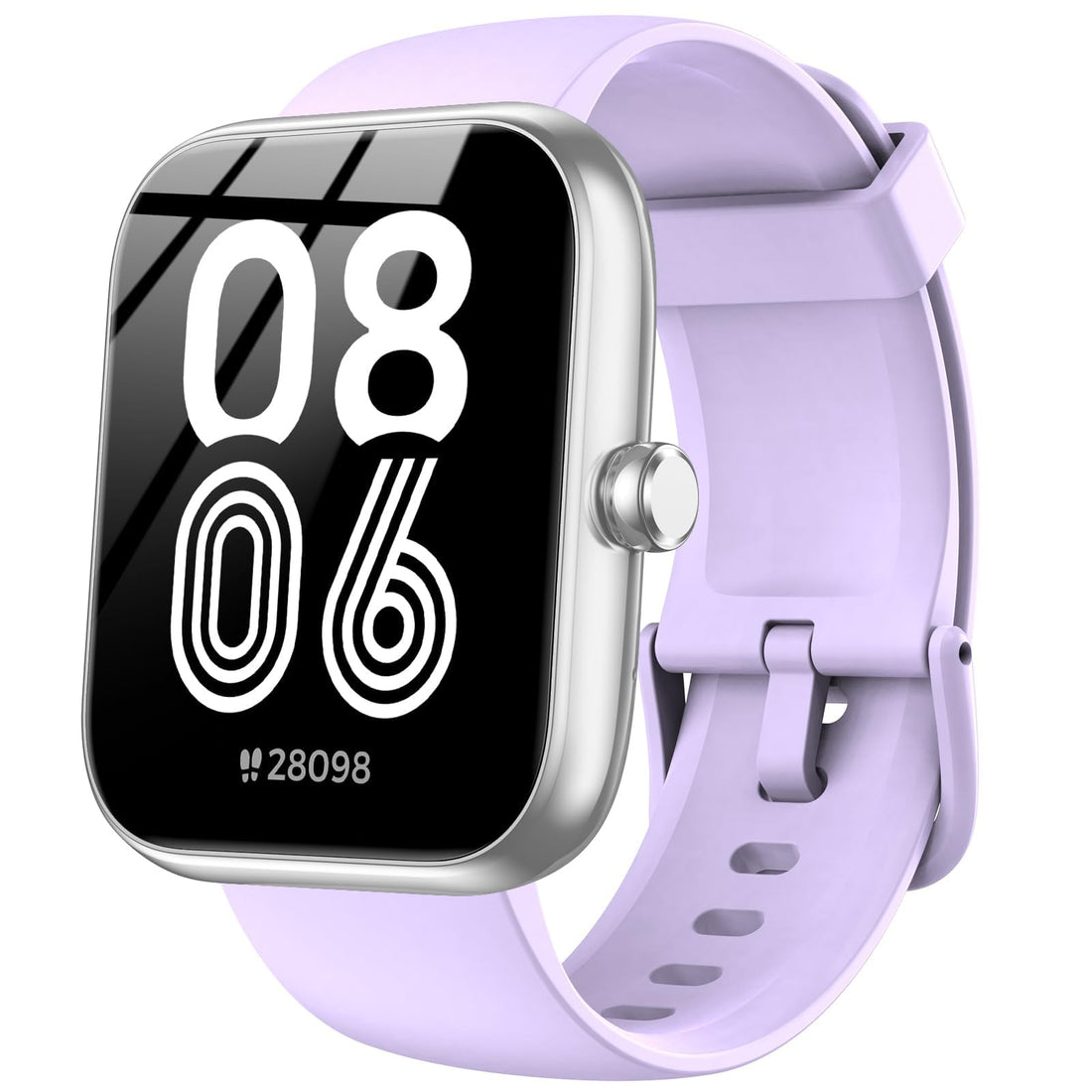 Smart Watch with Alexa Built-in, 1.83" HD Health Fitness Tracker, Bluetooth Calls/Notifications, 120+ Sports Modes, 24/7 Heart Rate/Sleep Tracking, IP68 Waterproof for iPhone and Android (Black)