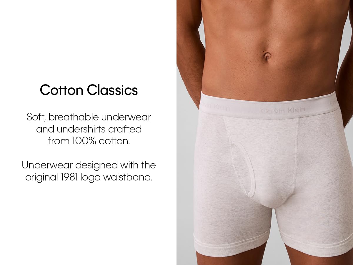 Calvin Klein Men's Cotton Classics 7-Pack Boxer Brief