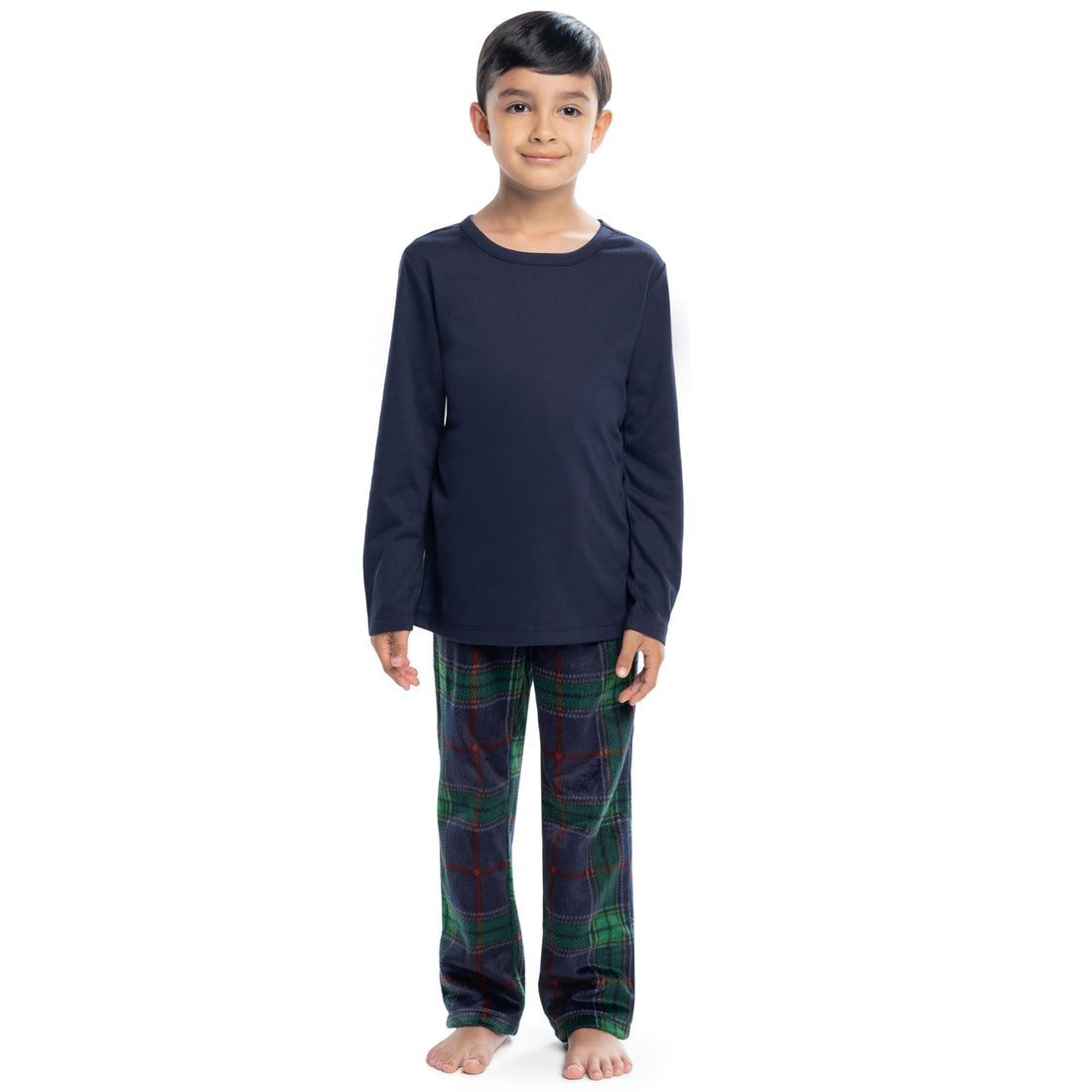 Fruit of the Loom Men Matching Holiday Family Sleep Pajama Set for Women, Men, and Kids