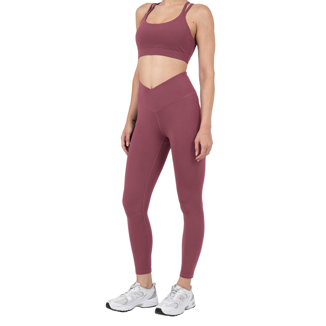 YITTY Active Women's Ultraluxe Crossover High-Waist Legging, Athleisure, 4-Way-Stretch
