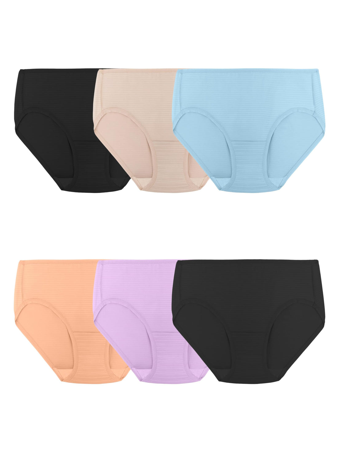 Fruit of the Loom womens Breathable Underwear, Moisture Wicking Keeps You Cool & Comfortable, Available in Plus Size
