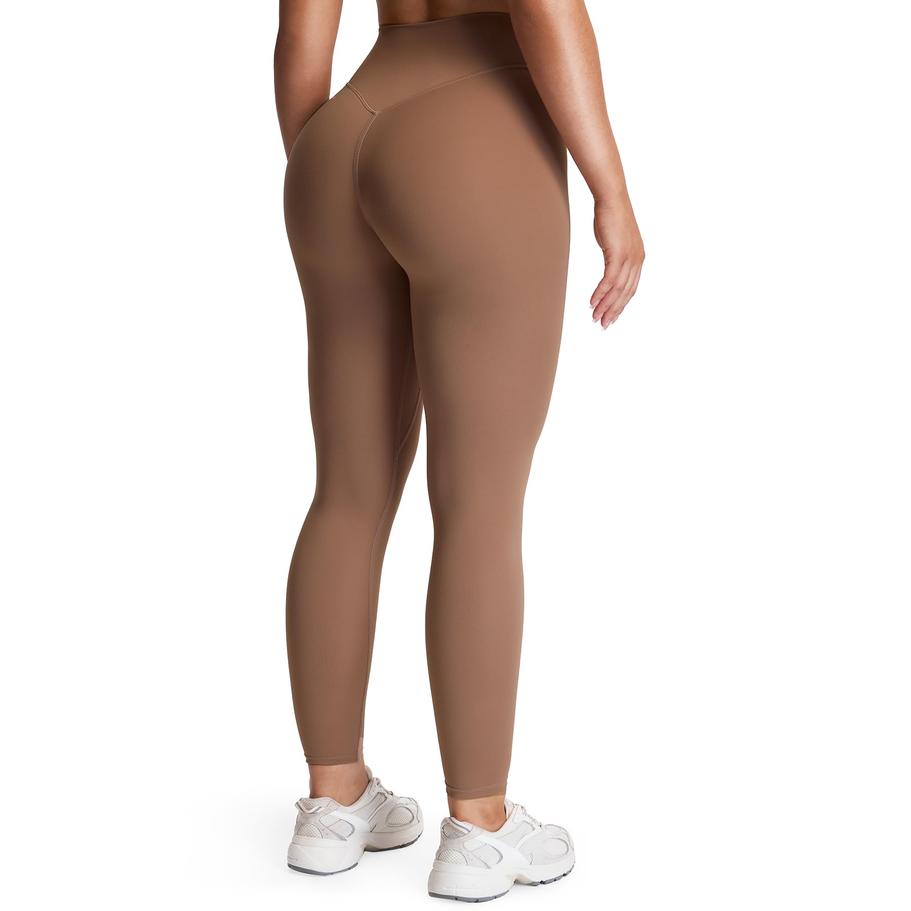 Aoxjox High Waisted Workout Leggings for Women Tummy Control Buttery Soft Yoga Metamorph Deep V Pants 26"