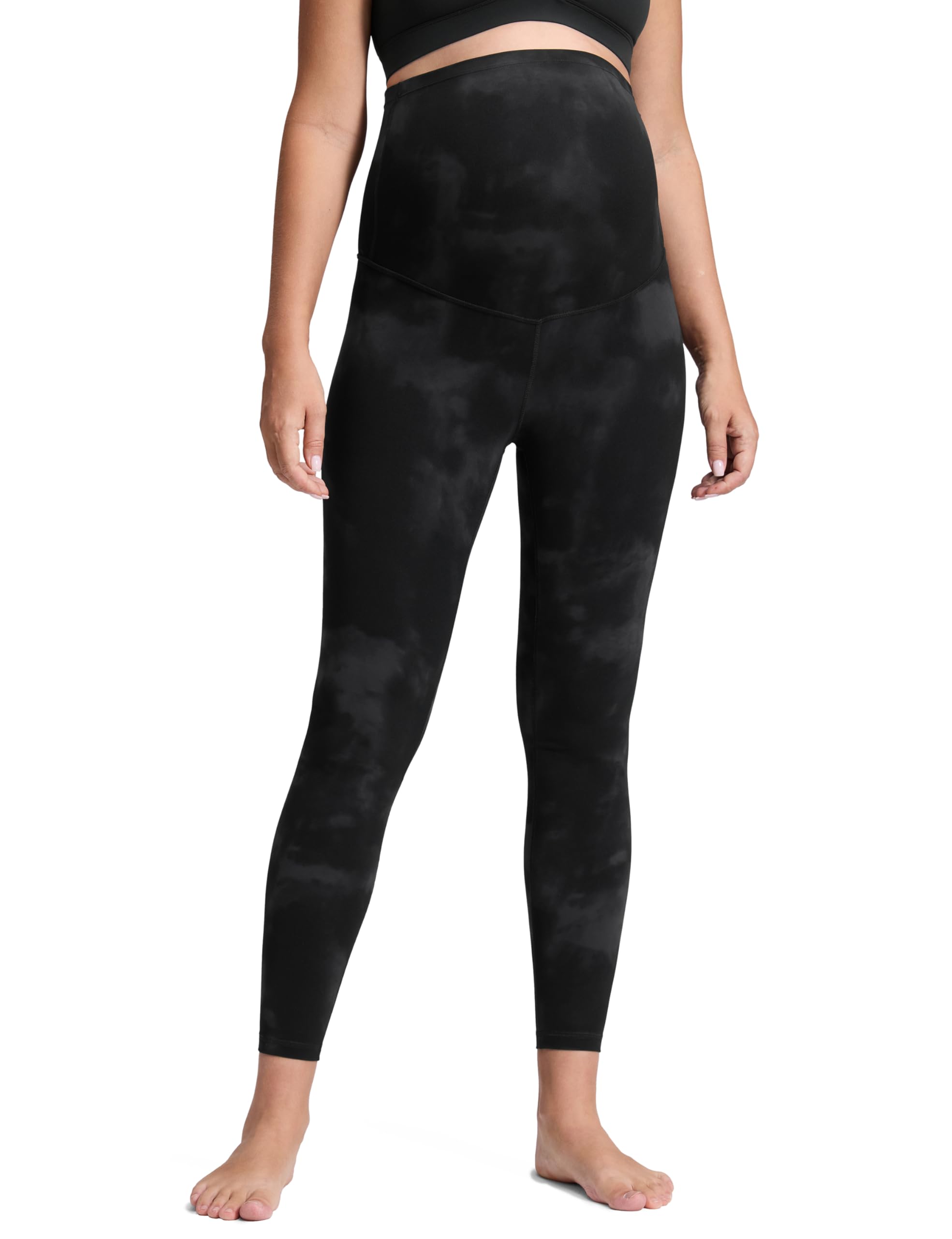 CRZ YOGA Maternity Leggings 25" | Butterluxe, Extremely Soft, Gentle Compression, Yoga, Super High Rise, U-shaped Belly, Pregnancy and Postpartum