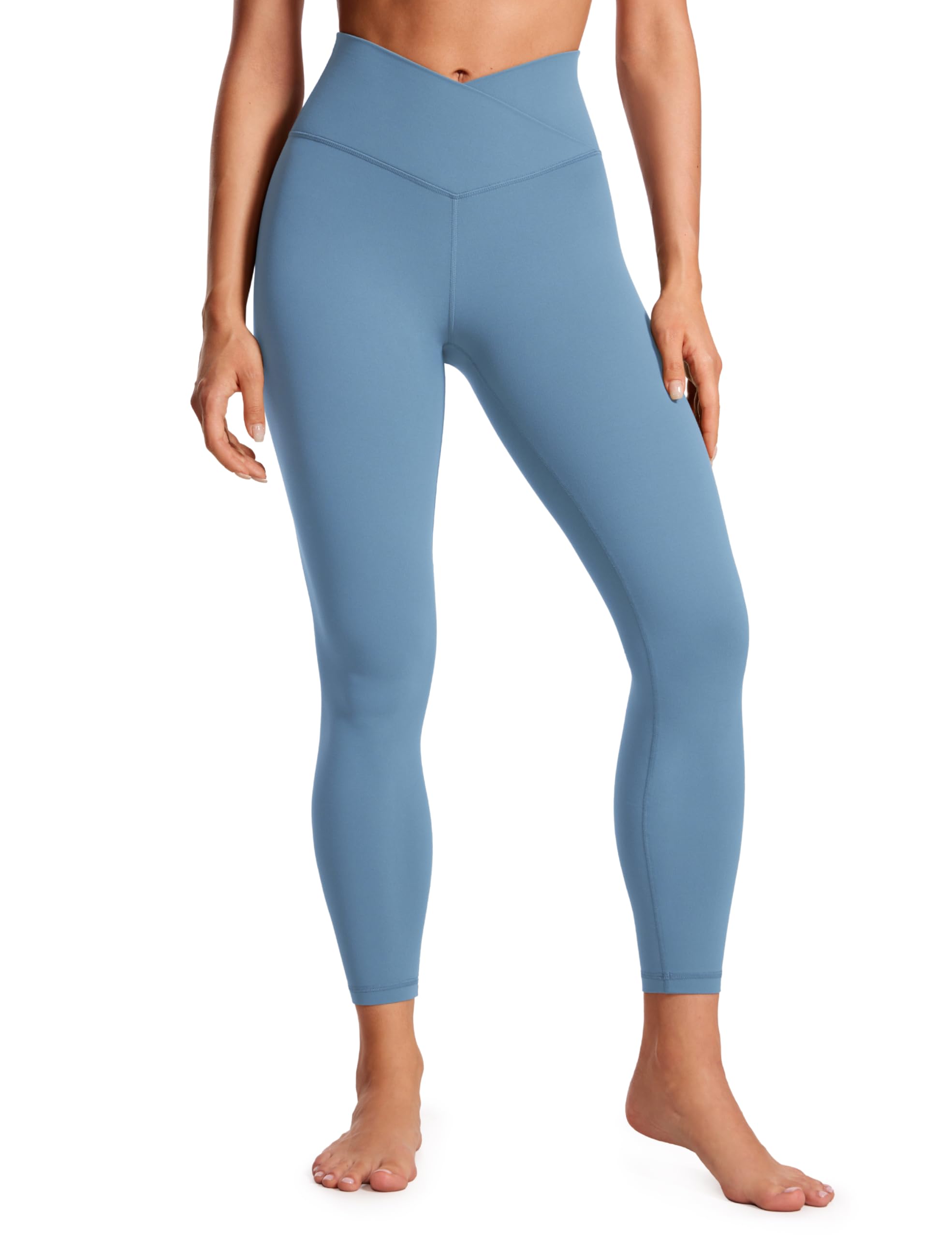 CRZ YOGA Crossover Waist Leggings 25"