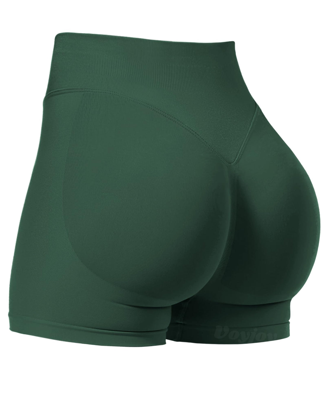 VOYJOY Women Workout Impact Shorts 2.5"/ 3.6"/ 4.5"/ 6" Scrunch Butt Booty | Tummy Control, High Waisted, Bike Short, Gentle Compression, for Women