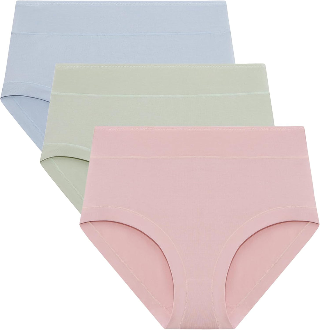 ANLIQI Women's Cotton Modal Ployamide Bikini Panties, Soft Moisture Wicking Hipster Briefs Undies for Ladies Multi-Pack