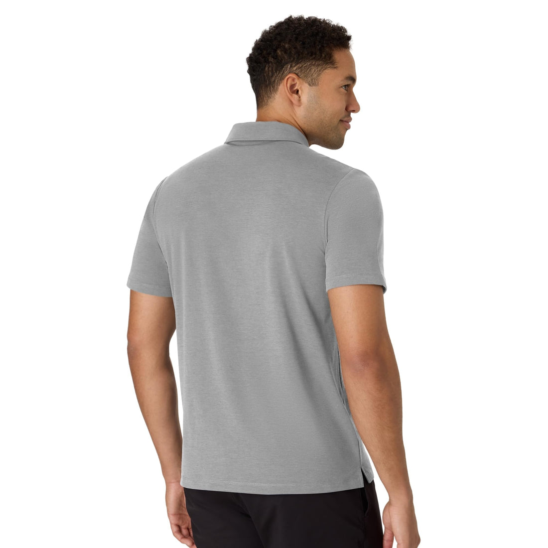 Hanes Men's Moves Performance Polo, Short Sleeve Polo Shirt for Men, Moisture-Wicking