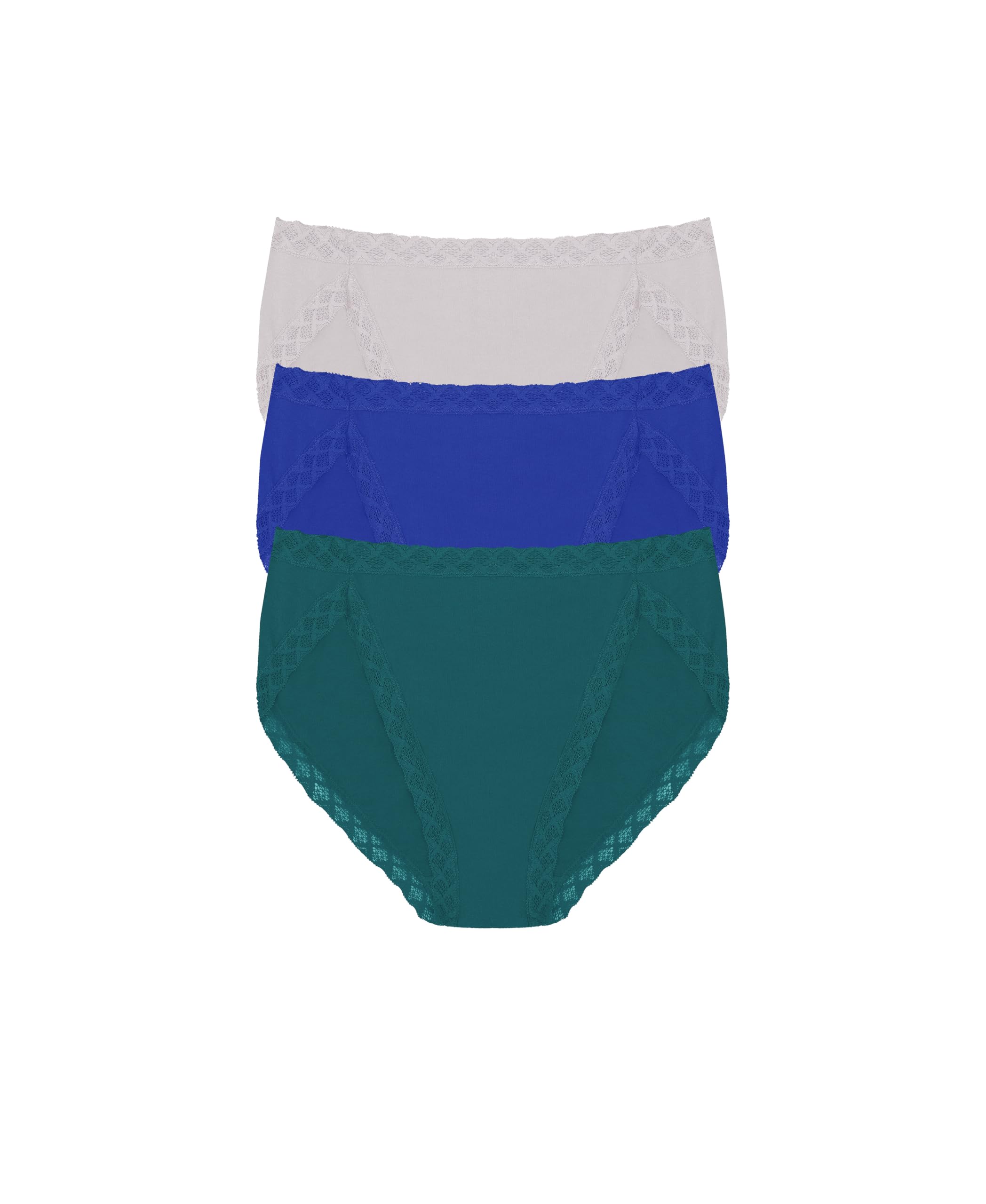 Natori Women's Pima Bliss French Cut Briefs 3 Pack