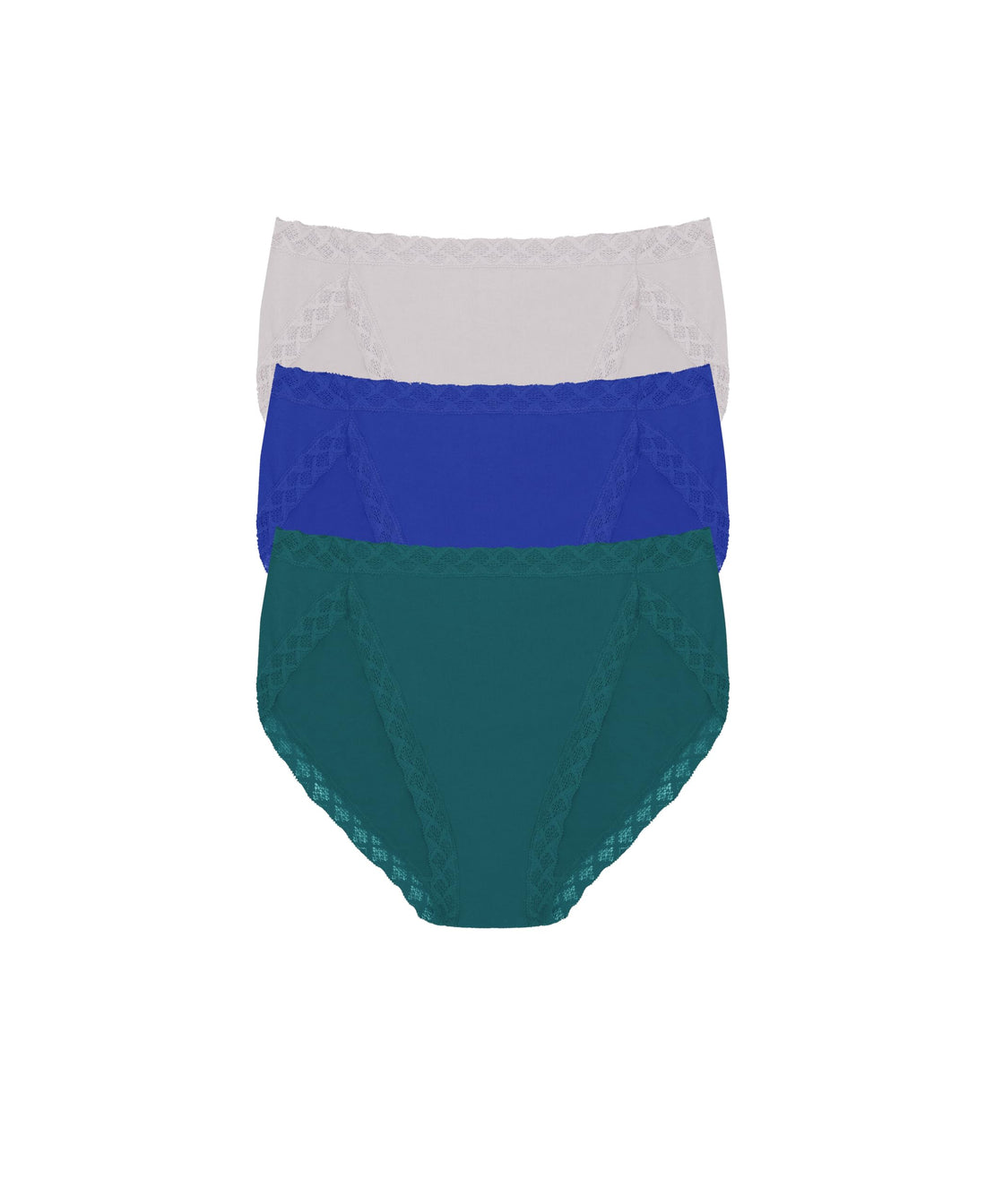 Natori Women's Pima Bliss French Cut Briefs 3 Pack