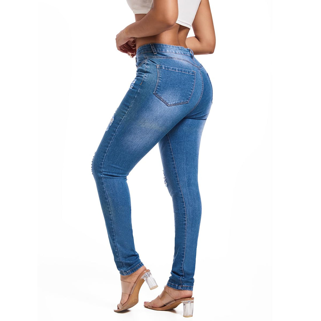 FISCLOSIN Women Colombian Design,Butt Lift,Sexy Skinny Jeans,Stretch Denim Pants