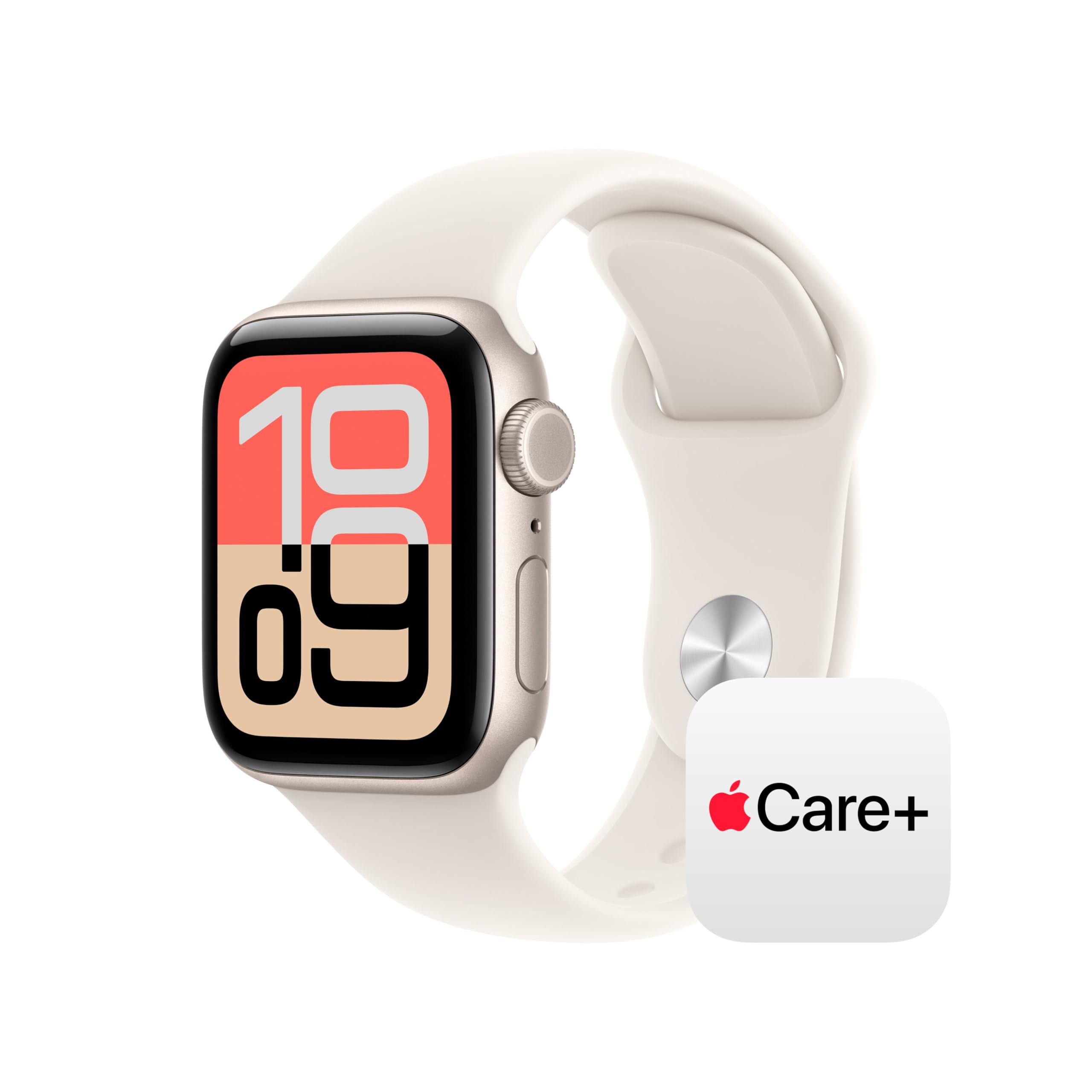 Apple Watch SE 3 [GPS 40mm] Smartwatch with Starlight Aluminum Case with Starlight Sport Band - S/M. Fitness and Sleep Trackers, Heart Rate Monitor, Always-On Display, Water Resistant