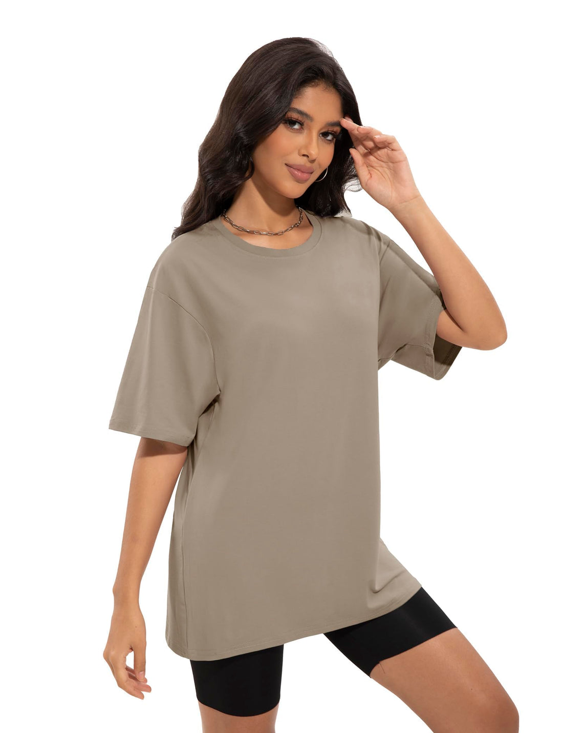 Siimcuzy 2/3/4 Pack Oversized Tshirts for Women Short Sleeves Workout Tops | Loose Fit, Crew Neck, Baggy, Summer, Casual, Gym, Plus Size, Plain, Tops, Fashion, Clothes, 2026