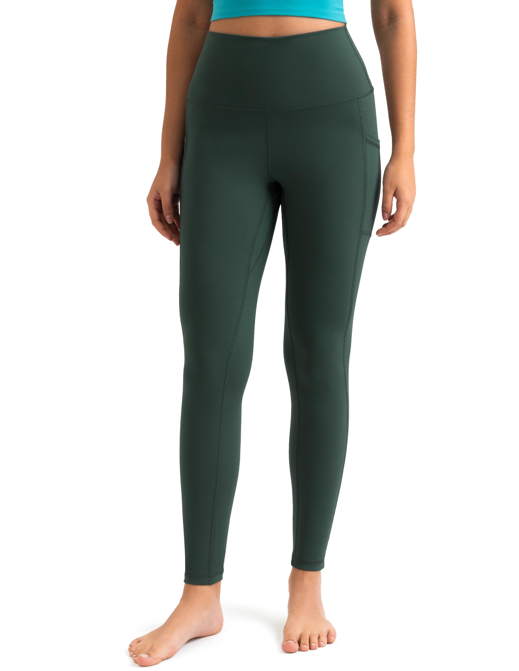 Colorfulkoala Women's High Waisted Yoga Pants 7/8 Length Leggings with Pockets