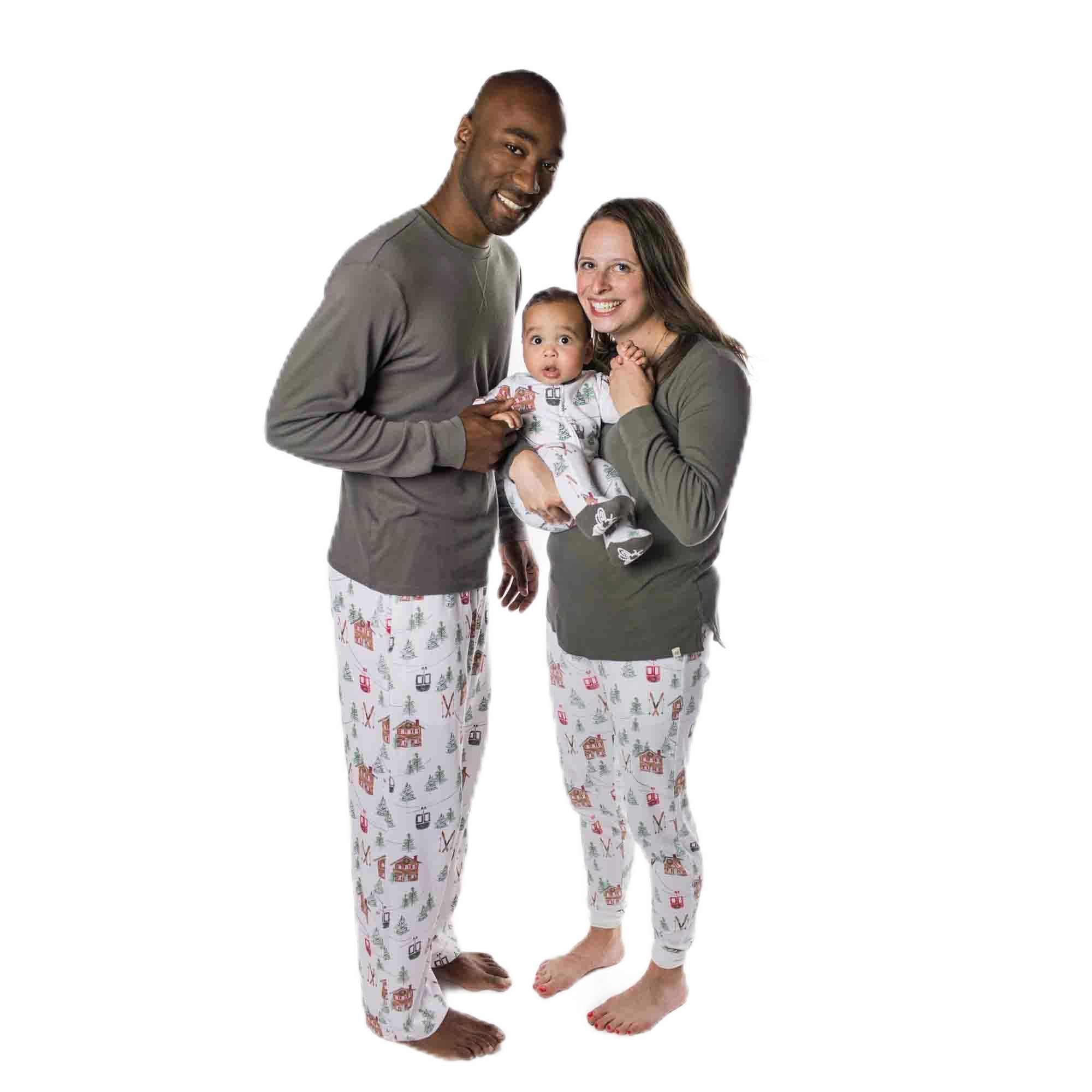 Burt's Bees Baby Matching Family Jammies, Organic Cotton, Holiday Pajamas