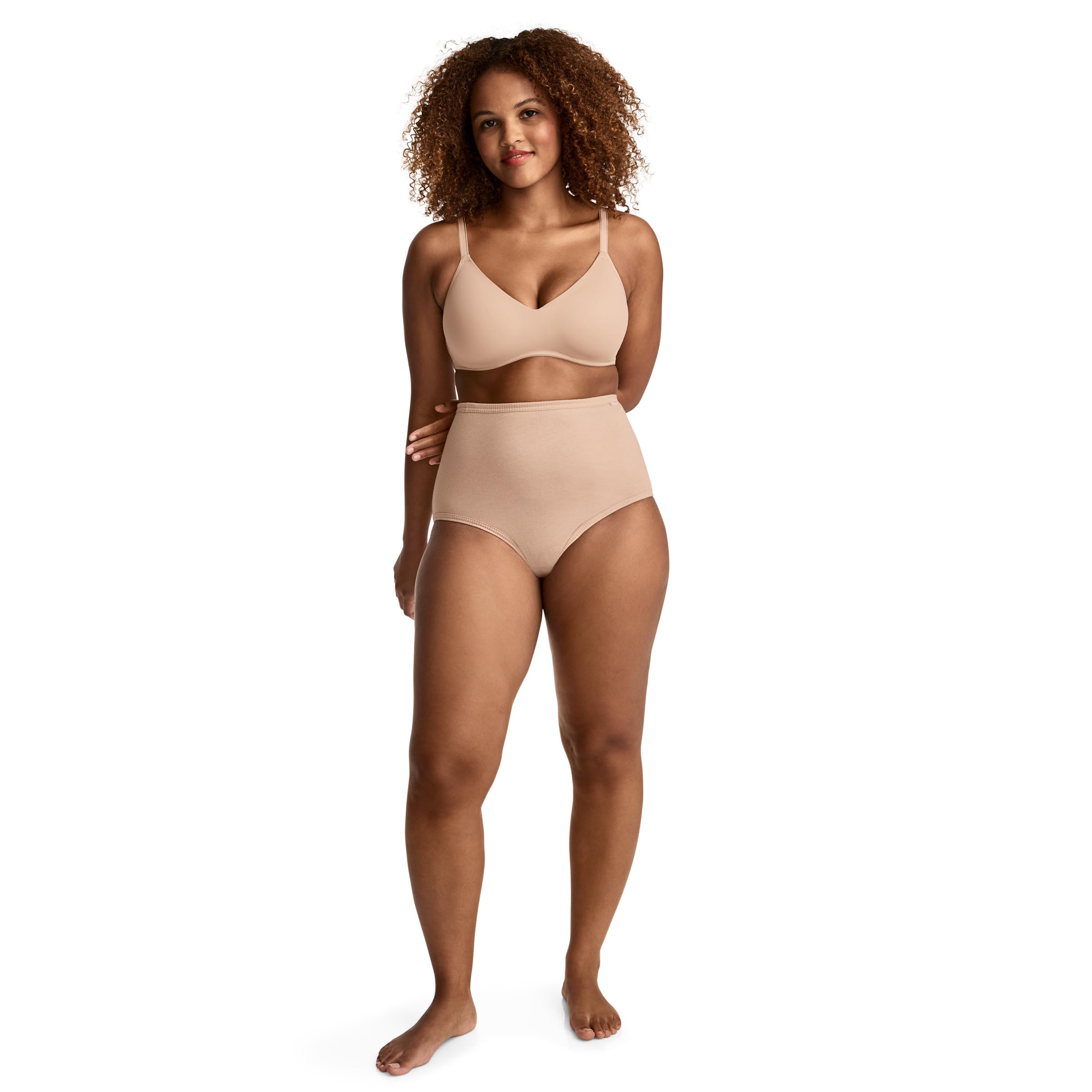 Jockey Women's Underwear 100% Cotton Elance Brief - 6 Pack