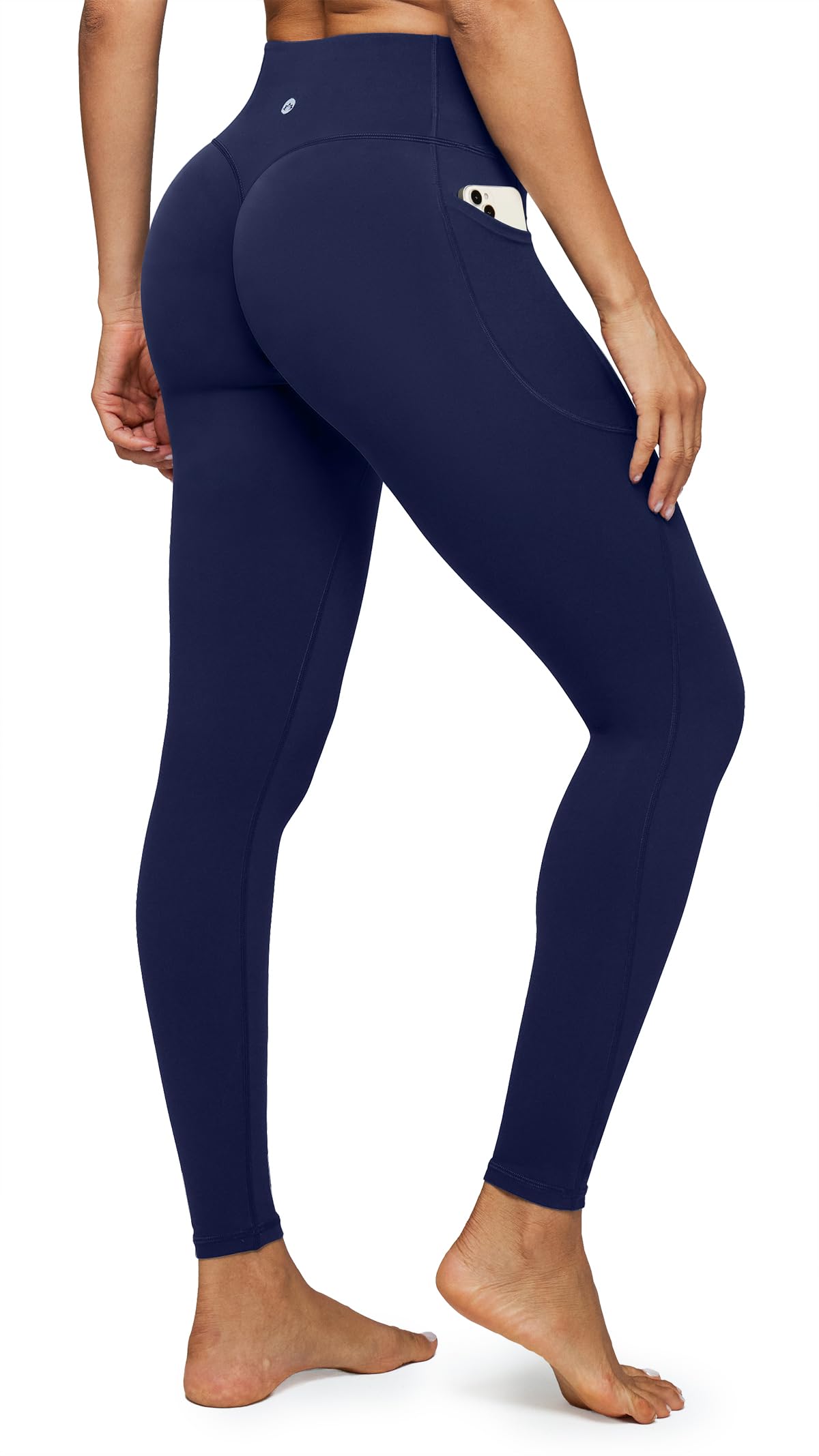 Heathyoga Scrunch Butt Lifting Leggings with Pockets for Women Yoga Pants | 2 Side Pockets, 25 Inches, Buttery Soft Fabric, Non See-through, No Front Seam, Mid Compression, Pilates Outfits, Workout