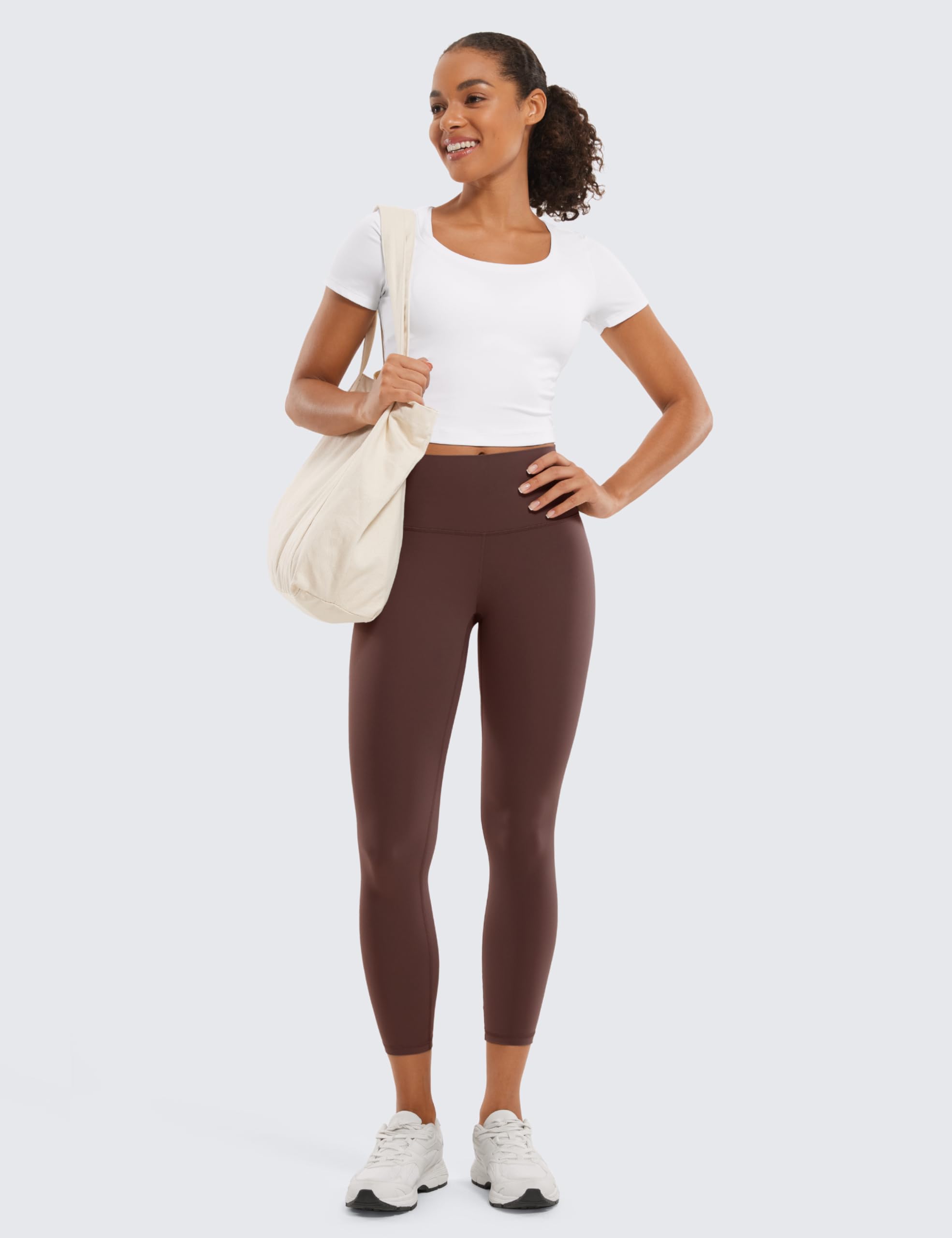 CRZ YOGA Butterluxe Capris 23'' | Extremely Soft, Gentle Compression, Yoga, High Waisted, for Women