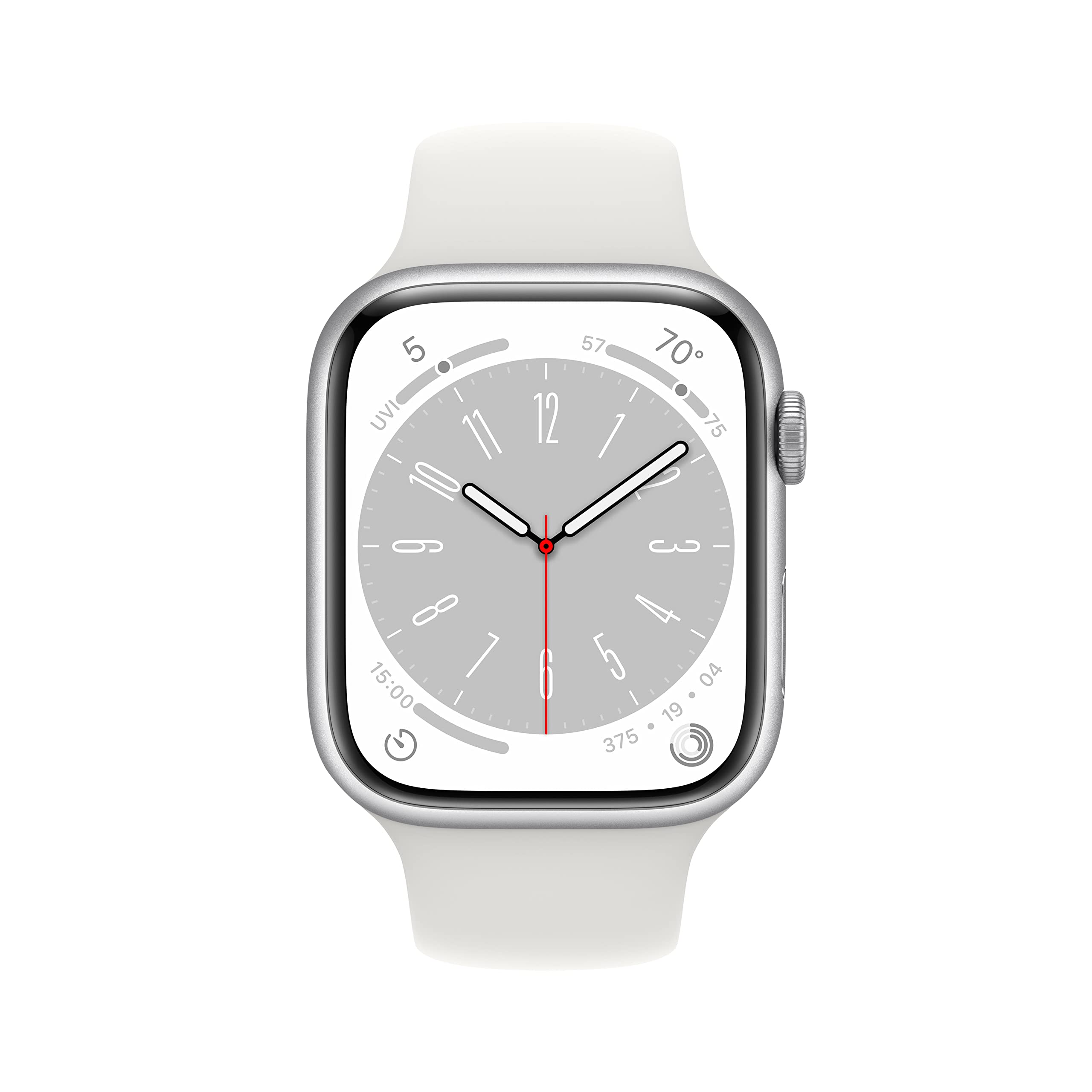 Apple Watch Series 8 [GPS + Cellular 41mm] Smart watch w/ (PRODUCT)RED Aluminum Case w/ (PRODUCT)RED Sport Band-M/L. Fitness Tracker, Blood Oxygen & ECG Apps, Always-On Retina Display, Water Resistant