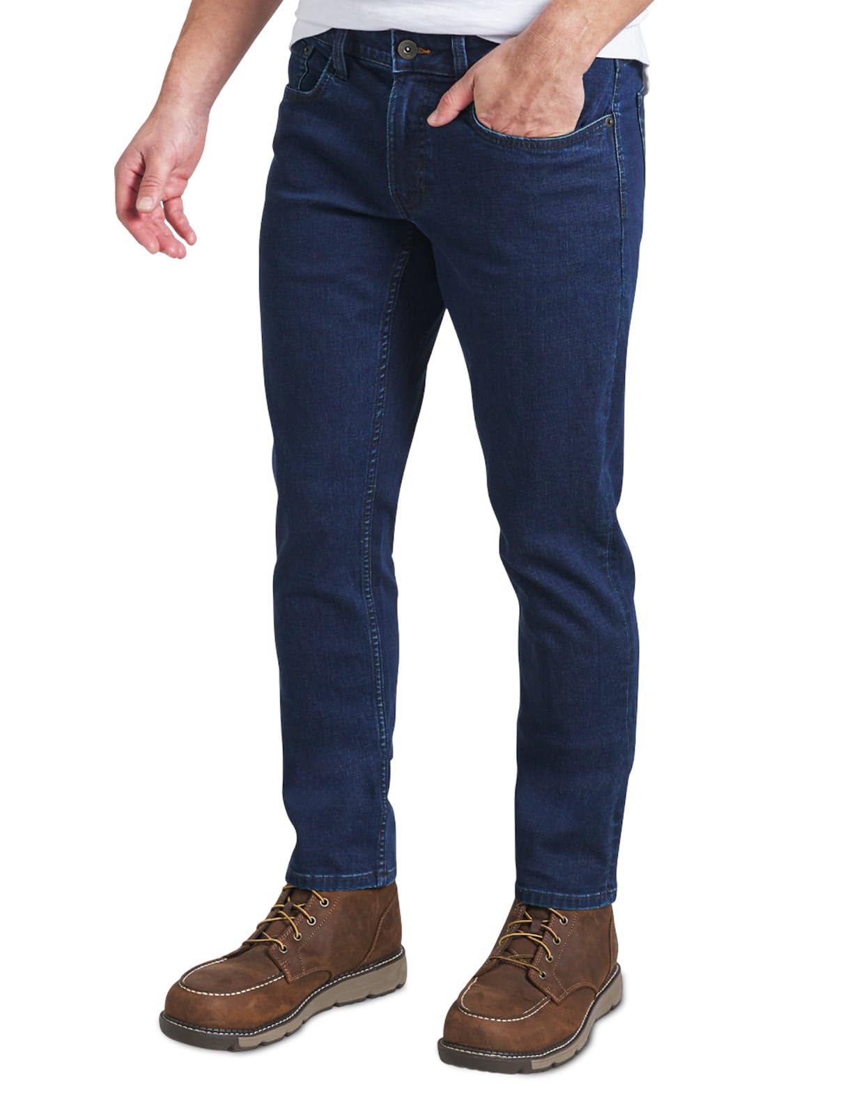 Weatherproof Vintage Mens Jeans Slim Fit - Super-Soft Stretch Denim Pants | Men's Straight Leg Jean with All-Way Stretch