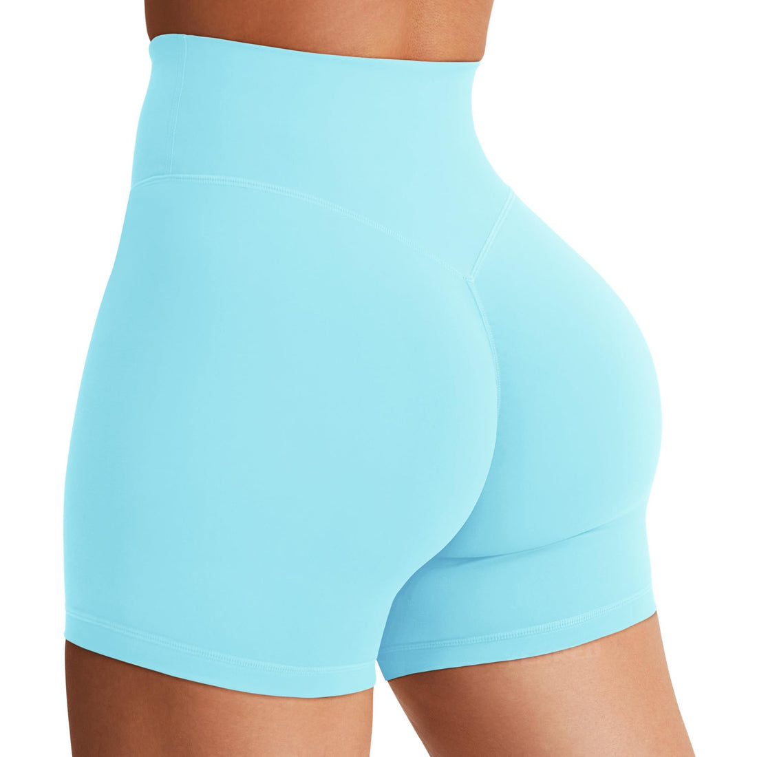 YEOREO SoftHue Women's Biker Shorts Workout Hidden Scrunch Gym Shorts | High Waist, Tummy Control, Buttery Soft, No Front Seam, Running Shorts, 3.6" /4.5" / 6"