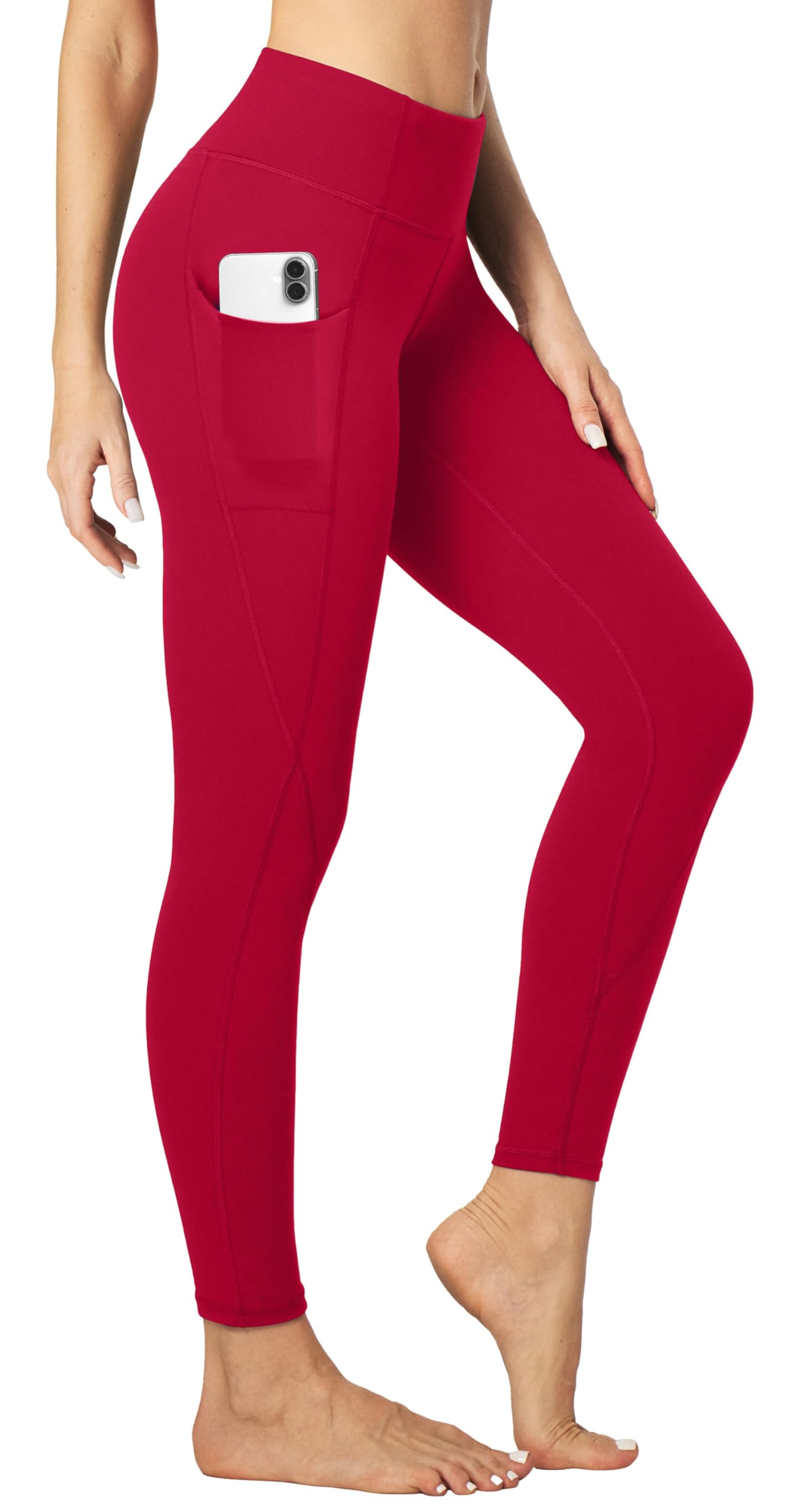 Heathyoga Leggings with Pockets for Women Tummy Control High Waisted Yoga Pants Women Compression Workout Leggings
