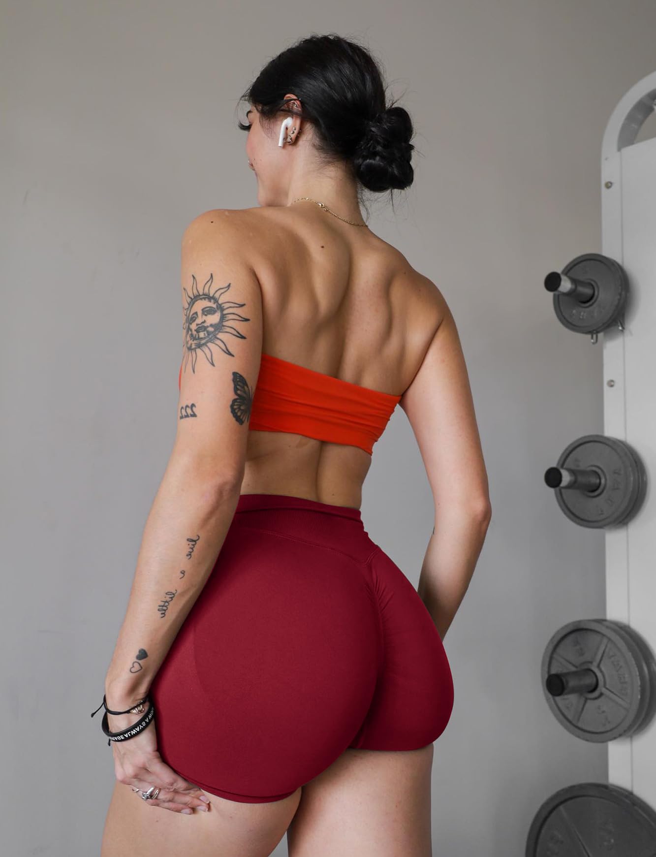 3 Pack Workout Gym Shorts Women Scrunch Butt Lifting Seamless High Waist Yoga Booty Shorts for Women