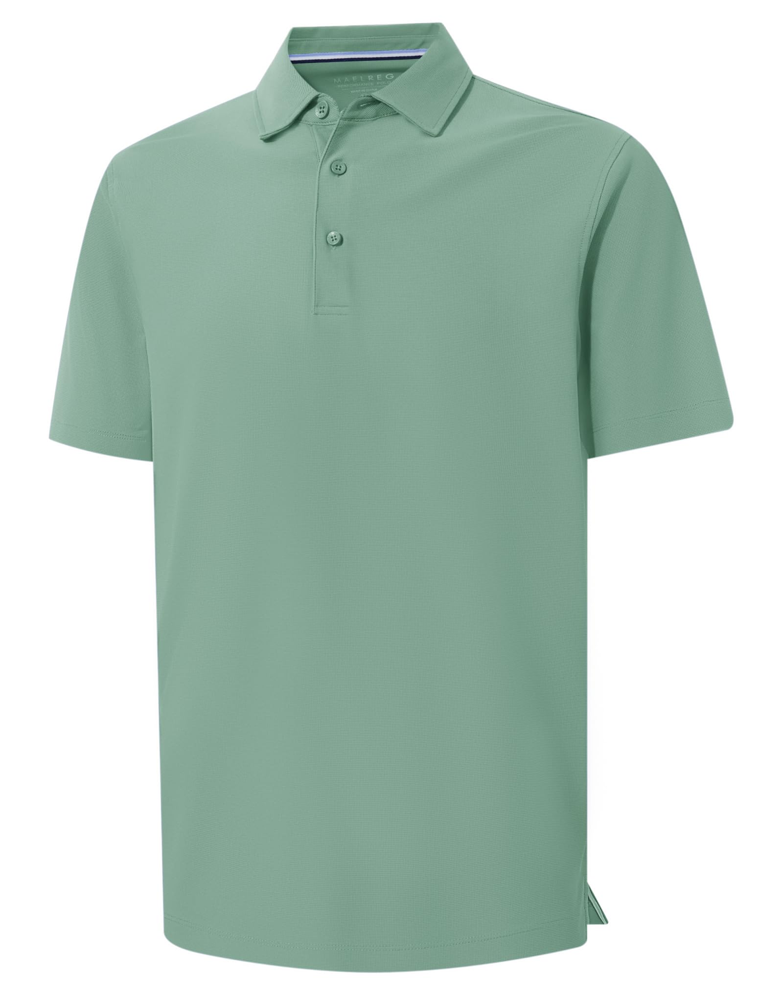 M MAELREG Golf Shirts for Men Dry Fit Waffle Textured Collared Short Sleeve Moisture Wicking Casual Sports Mens Polo Shirts