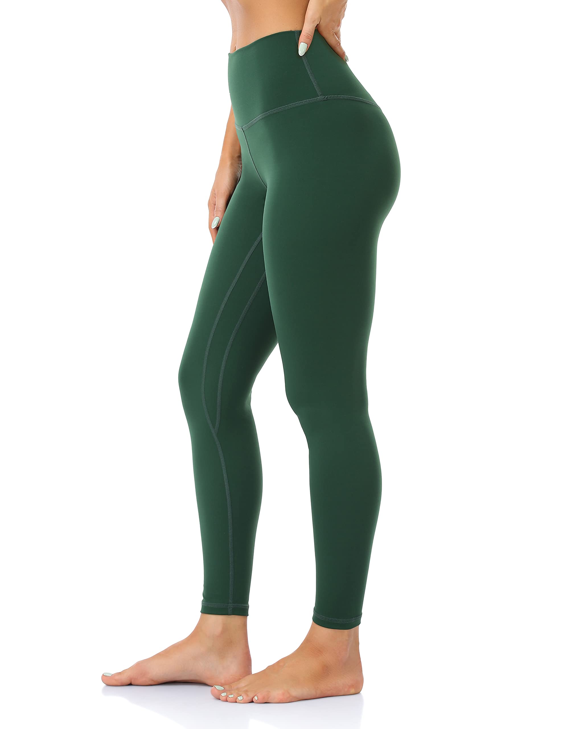 YUNOGA Women's Ultra Soft High Waisted Seamless Leggings Tummy Control Yoga Pants