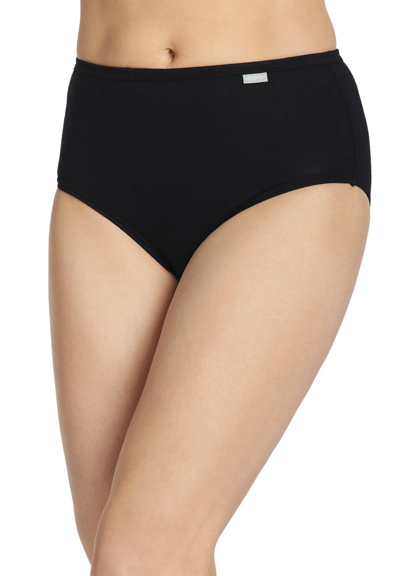 Jockey Women's Underwear 100% Cotton Elance Brief - 6 Pack