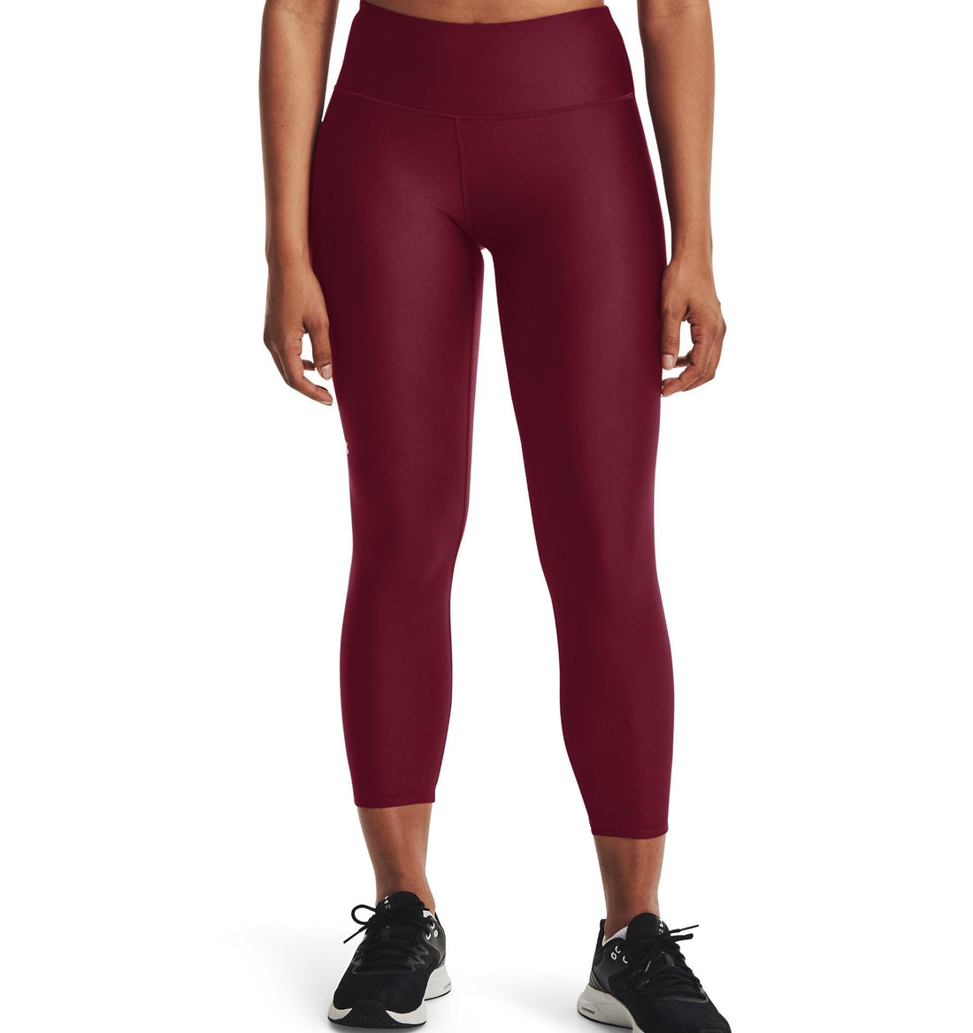 Under Armour Women's HeatGear Armour High Waisted Ankle No-Slip Leggings