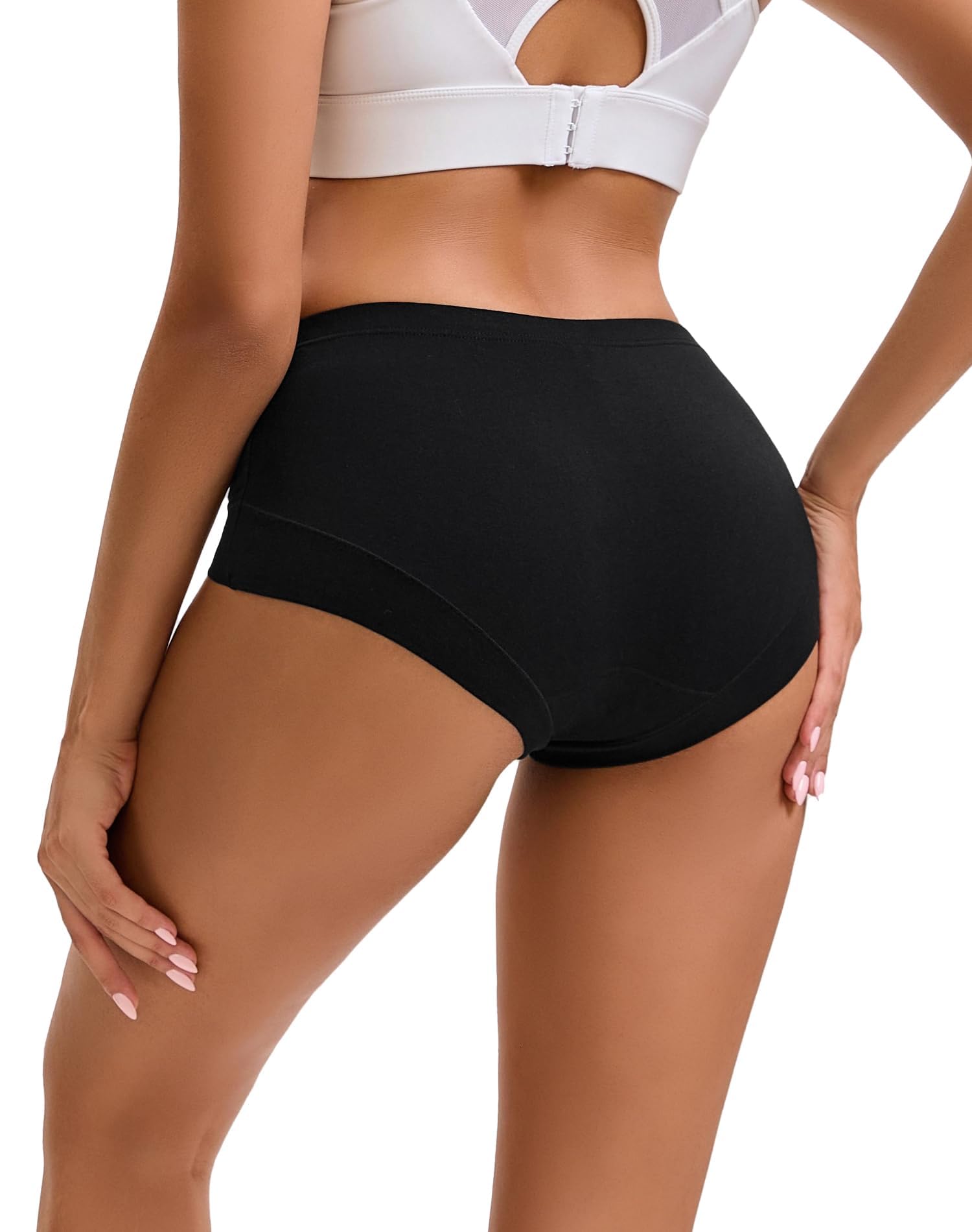 INNERSY Women's Boyshorts Underwear Cotton Soft Boxer Briefs 4-Pack