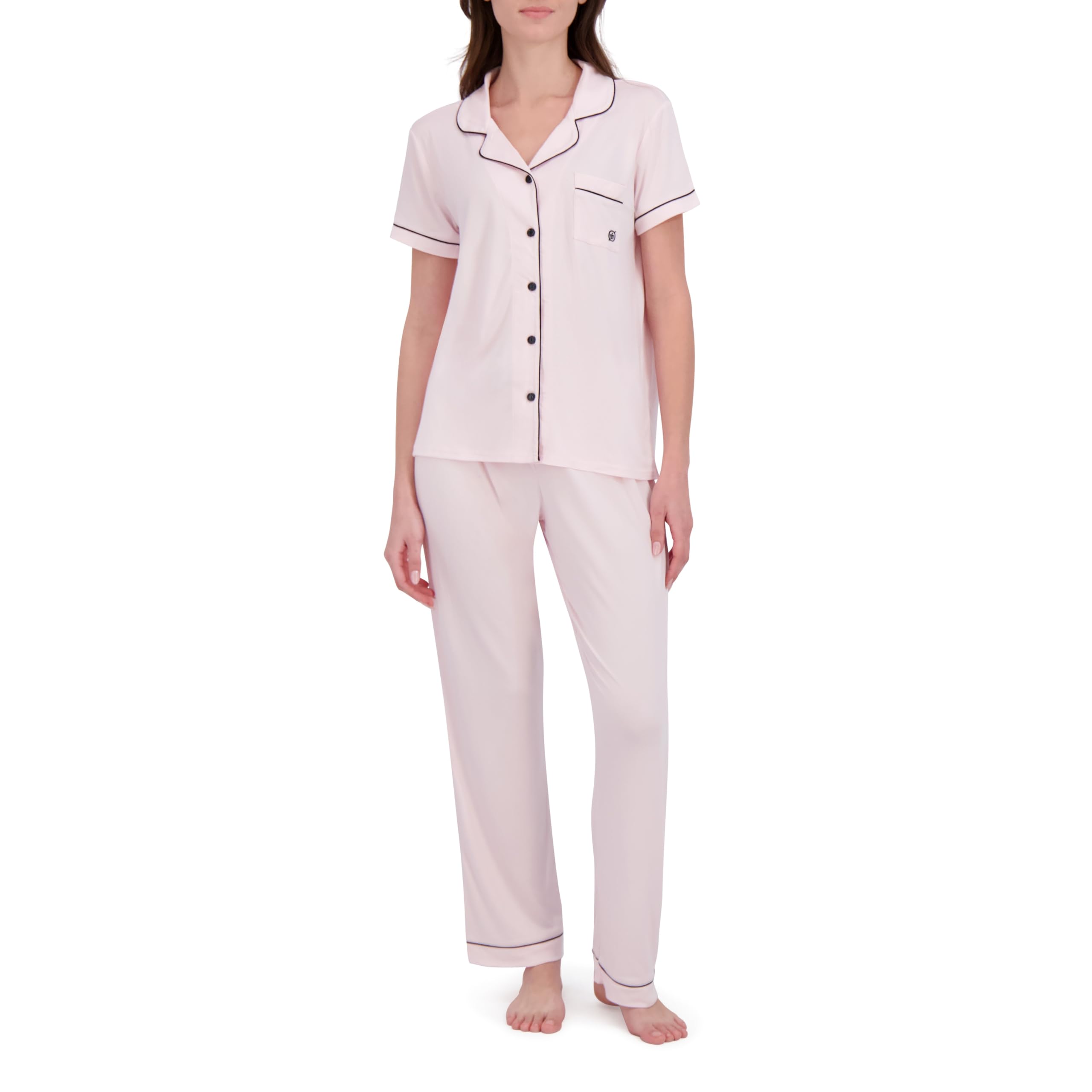 BORN Pajamas for Women Set Button Down