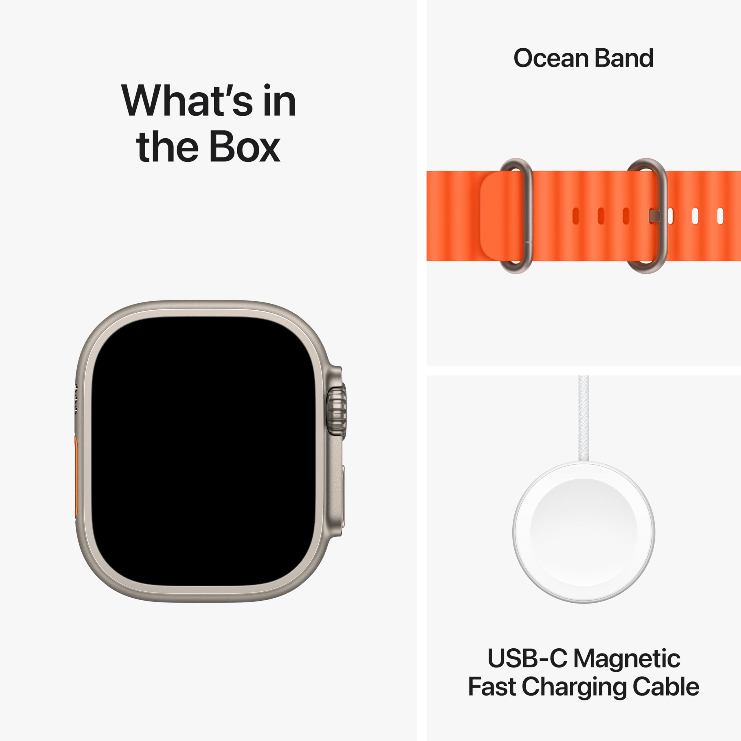 Apple Watch Ultra 2 [GPS + Cellular, 49mm] - Titanium Case with Blue Ocean Band, One Size (Renewed)