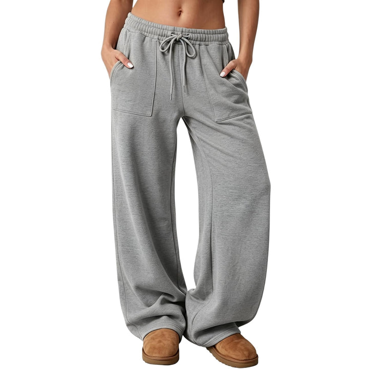 Wide Leg Sweatpants Women Y2K Baggy Sweat Pants Fall Cotton Lounge Pants