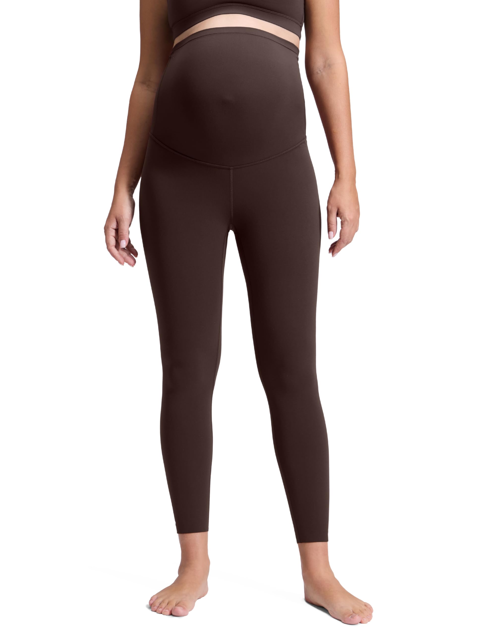 CRZ YOGA Maternity Leggings 25" | Butterluxe, Extremely Soft, Gentle Compression, Yoga, Super High Rise, U-shaped Belly, Pregnancy and Postpartum