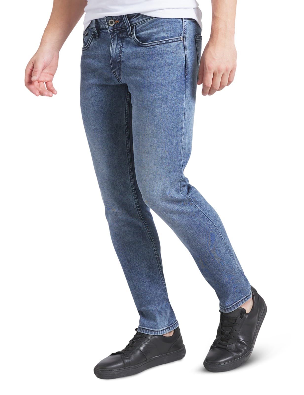 Weatherproof Vintage Mens Jeans Slim Fit - Super-Soft Stretch Denim Pants | Men's Straight Leg Jean with All-Way Stretch