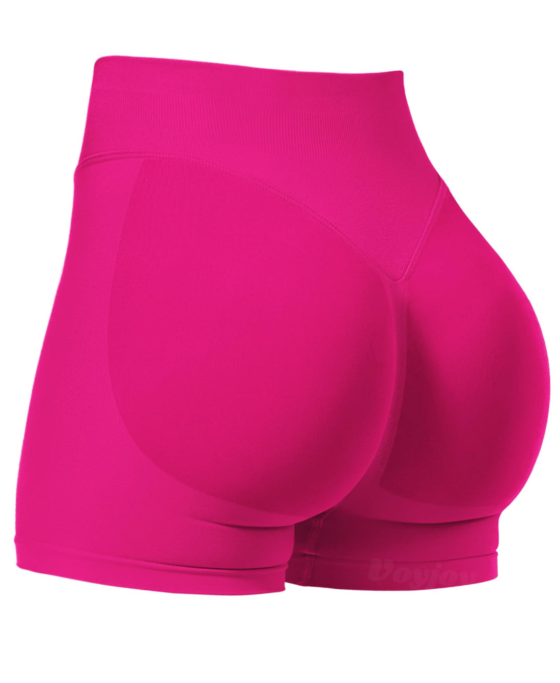 VOYJOY Women Workout Impact Shorts 2.5"/ 3.6"/ 4.5"/ 6" Scrunch Butt Booty | Tummy Control, High Waisted, Bike Short, Gentle Compression, for Women