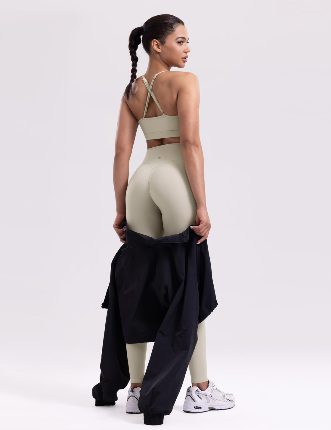 ENERBLOOM Yoga Leggings for Women Hidden Scrunch 25"/28"